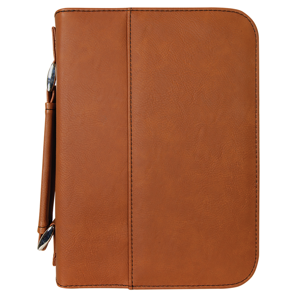 Rawhide Leatherette Book/Bible Cover with Zipper