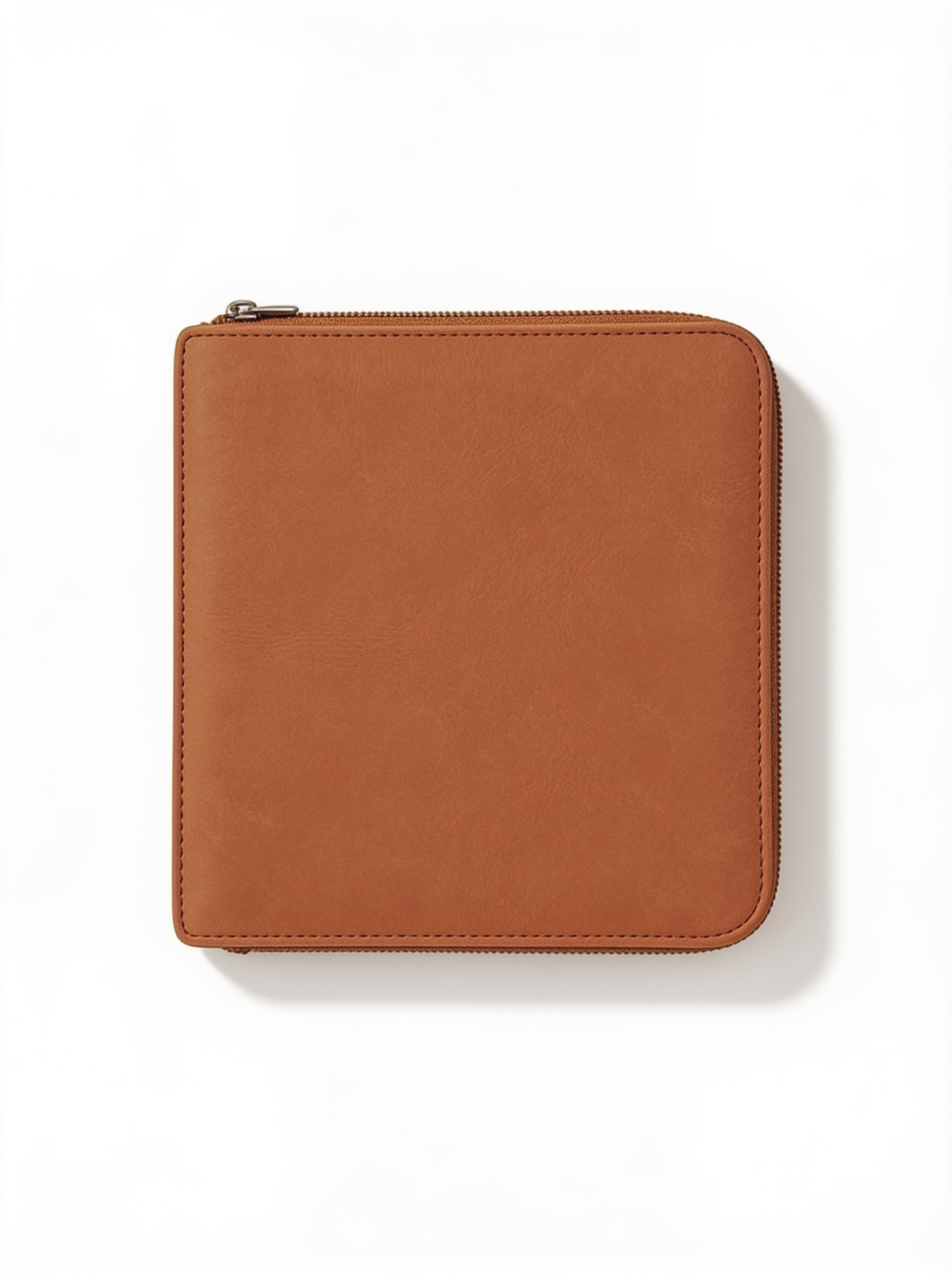Rawhide Leatherette Book/Bible Cover with Zipper blank-preview-flat