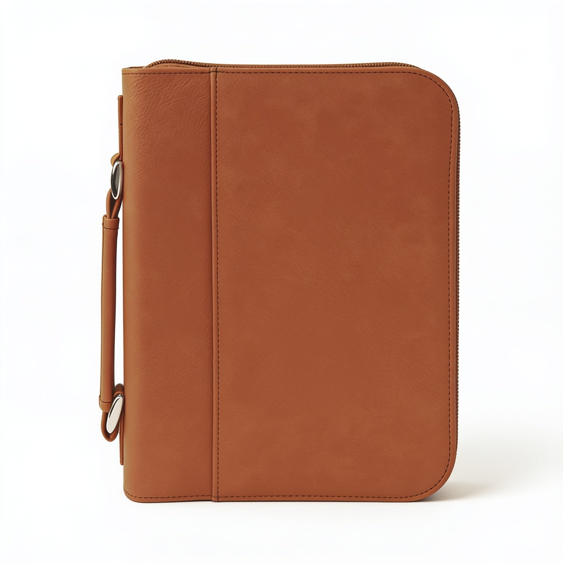 Rawhide Leatherette Book/Bible Cover with Zipper blank-preview-flat