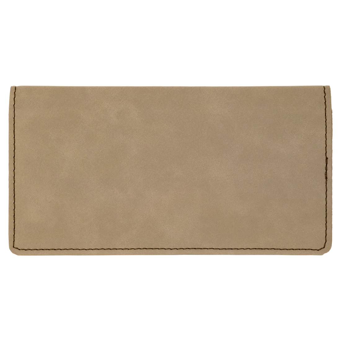 Leatherette Checkbook Cover – Light Brown preview