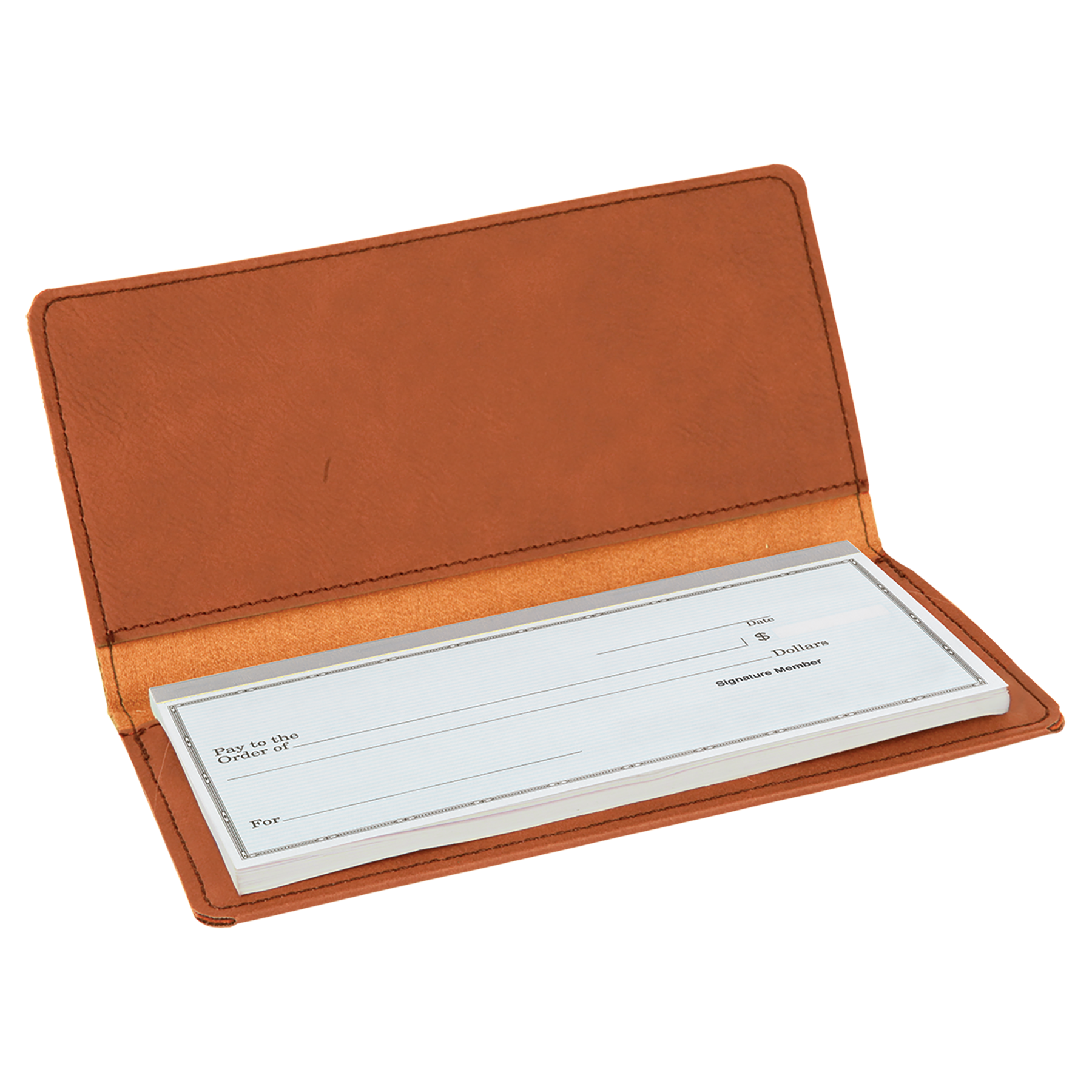 Rawhide Leatherette Checkbook Cover