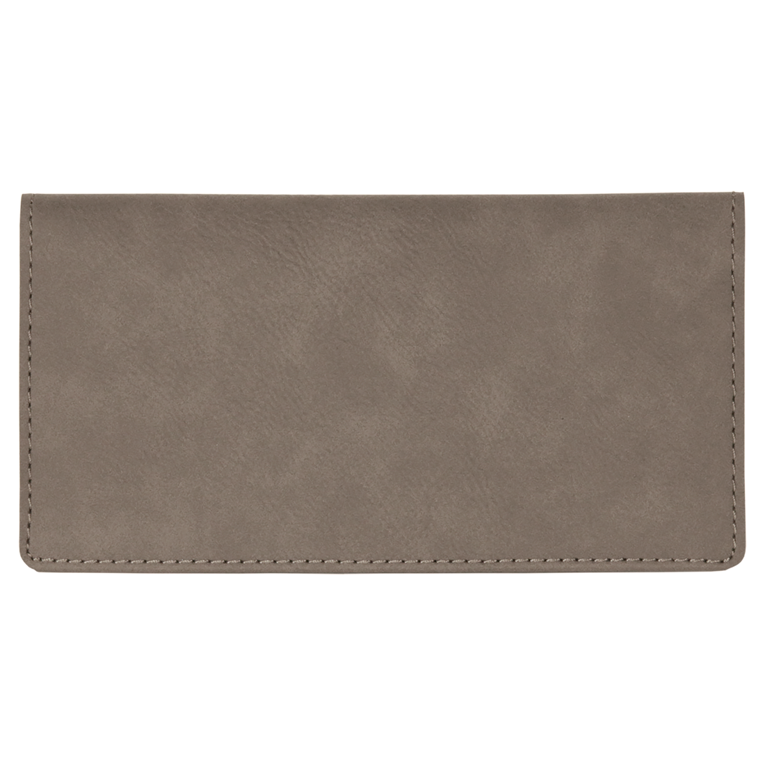 Leatherette Checkbook Cover – Gray preview