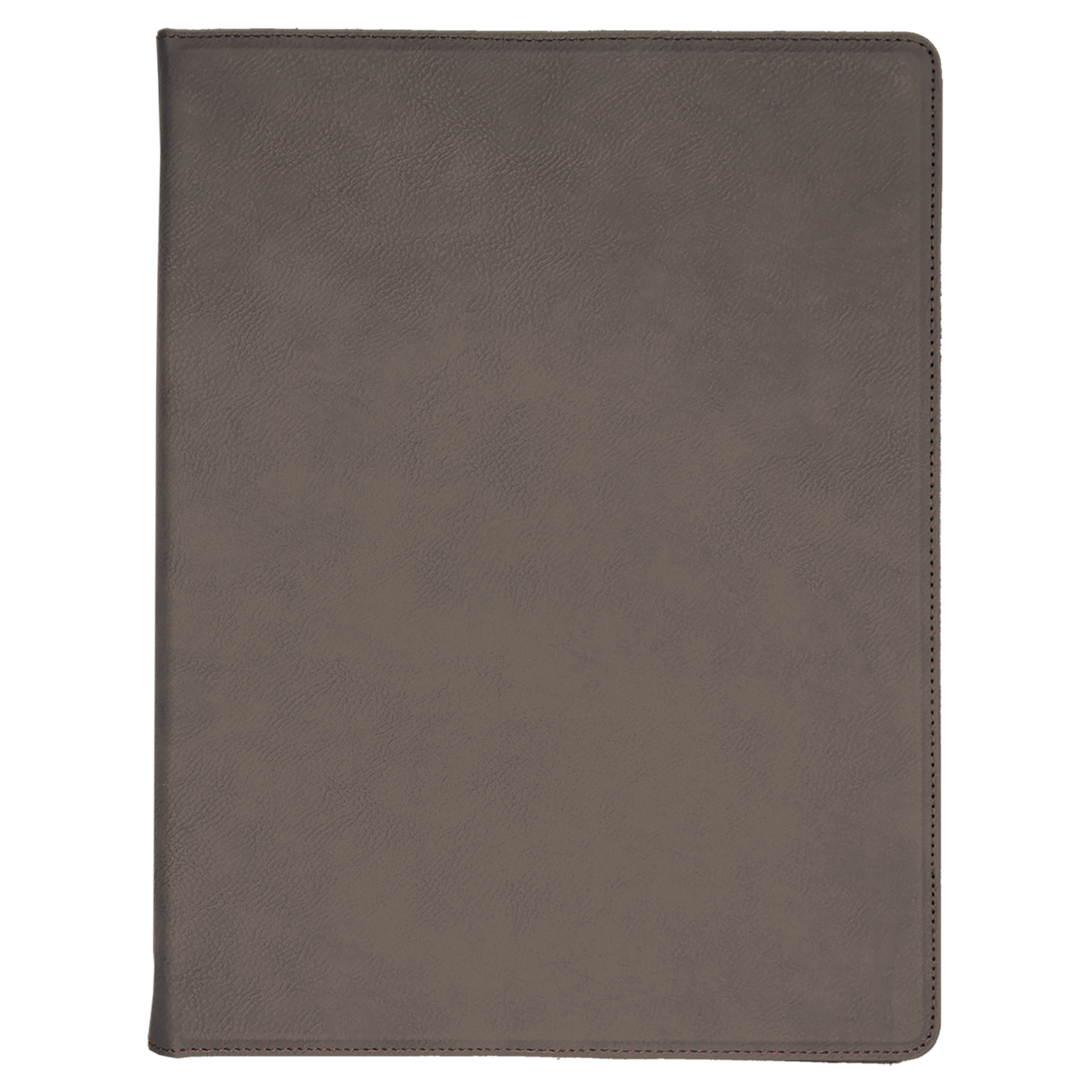Gray Leatherette Portfolio with Notepad blank-preview