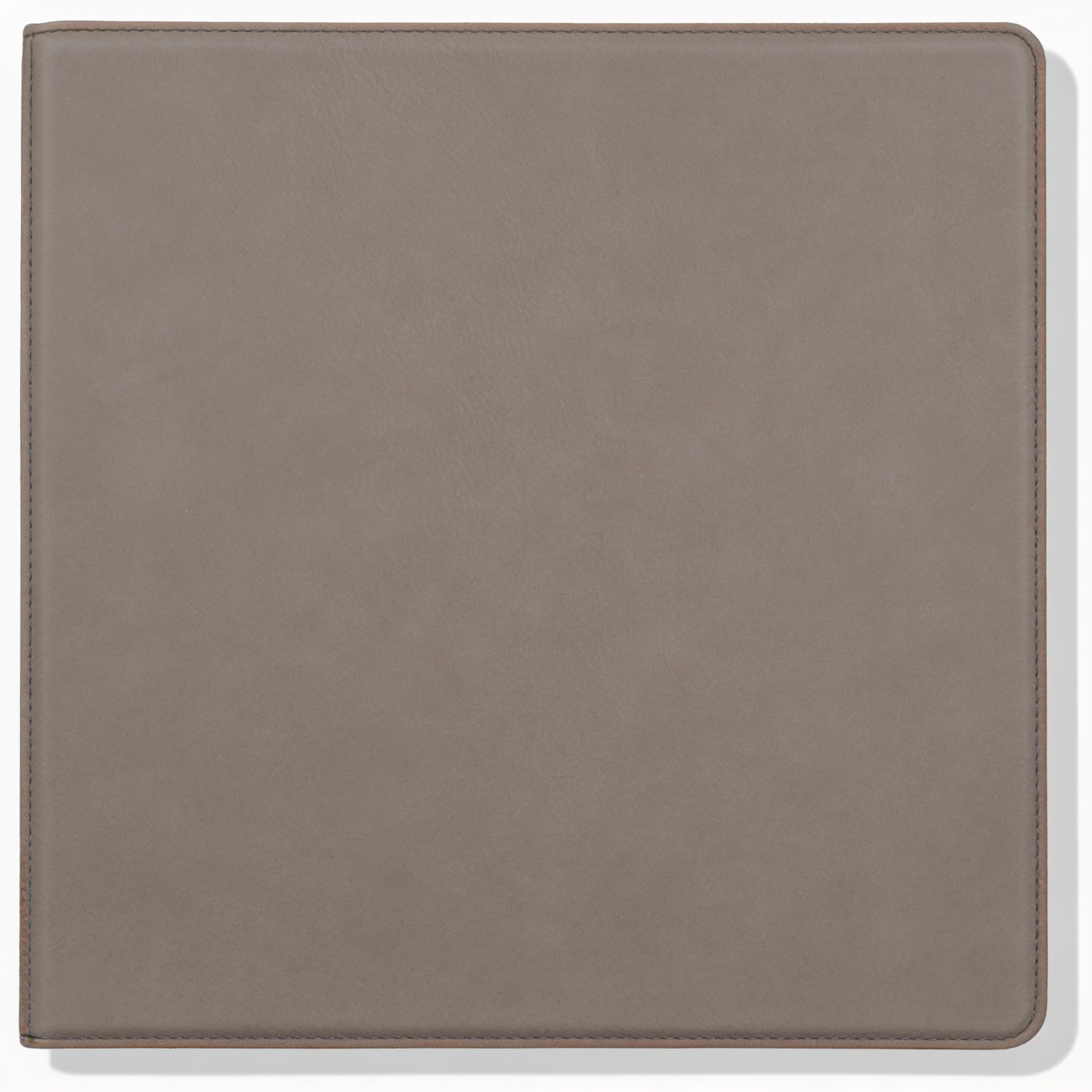 Gray Leatherette Portfolio with Notepad blank-preview-flat