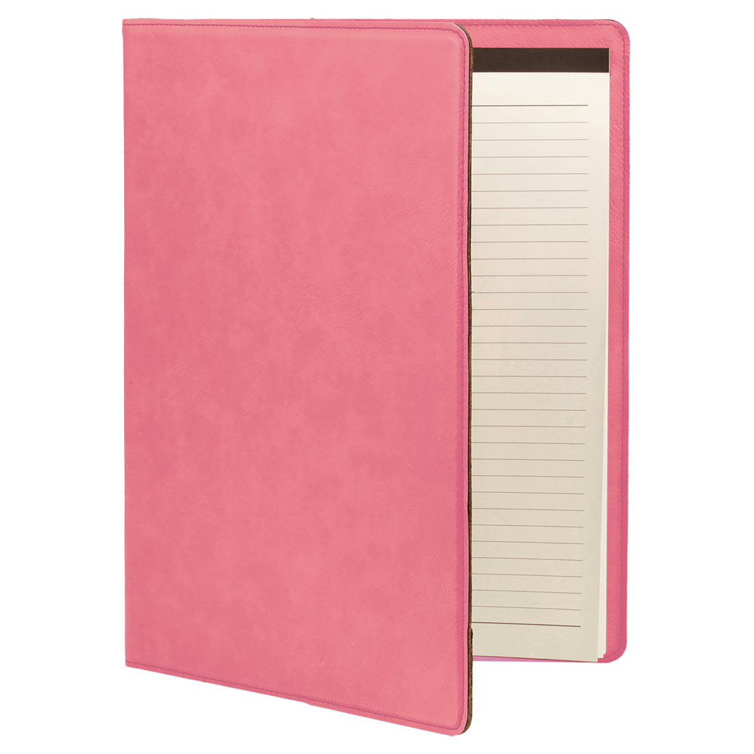 Pink Leatherette Portfolio with Notepad preview