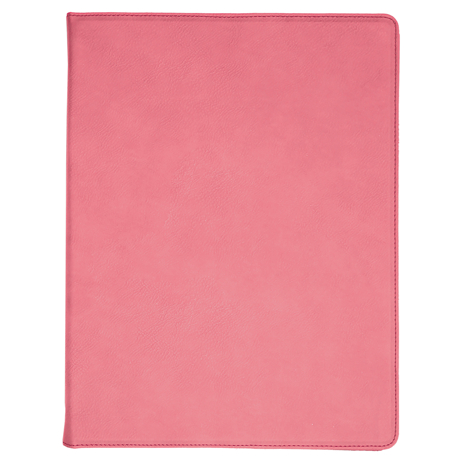 Pink Leatherette Portfolio with Notepad