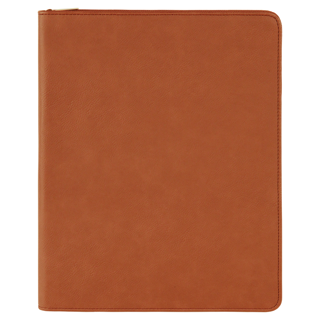 Rawhide Leatherette Portfolio with Zipper blank-preview