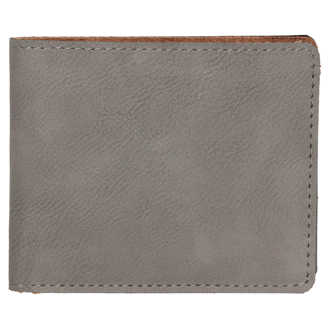 Gray Leatherette Bifold Wallet preview