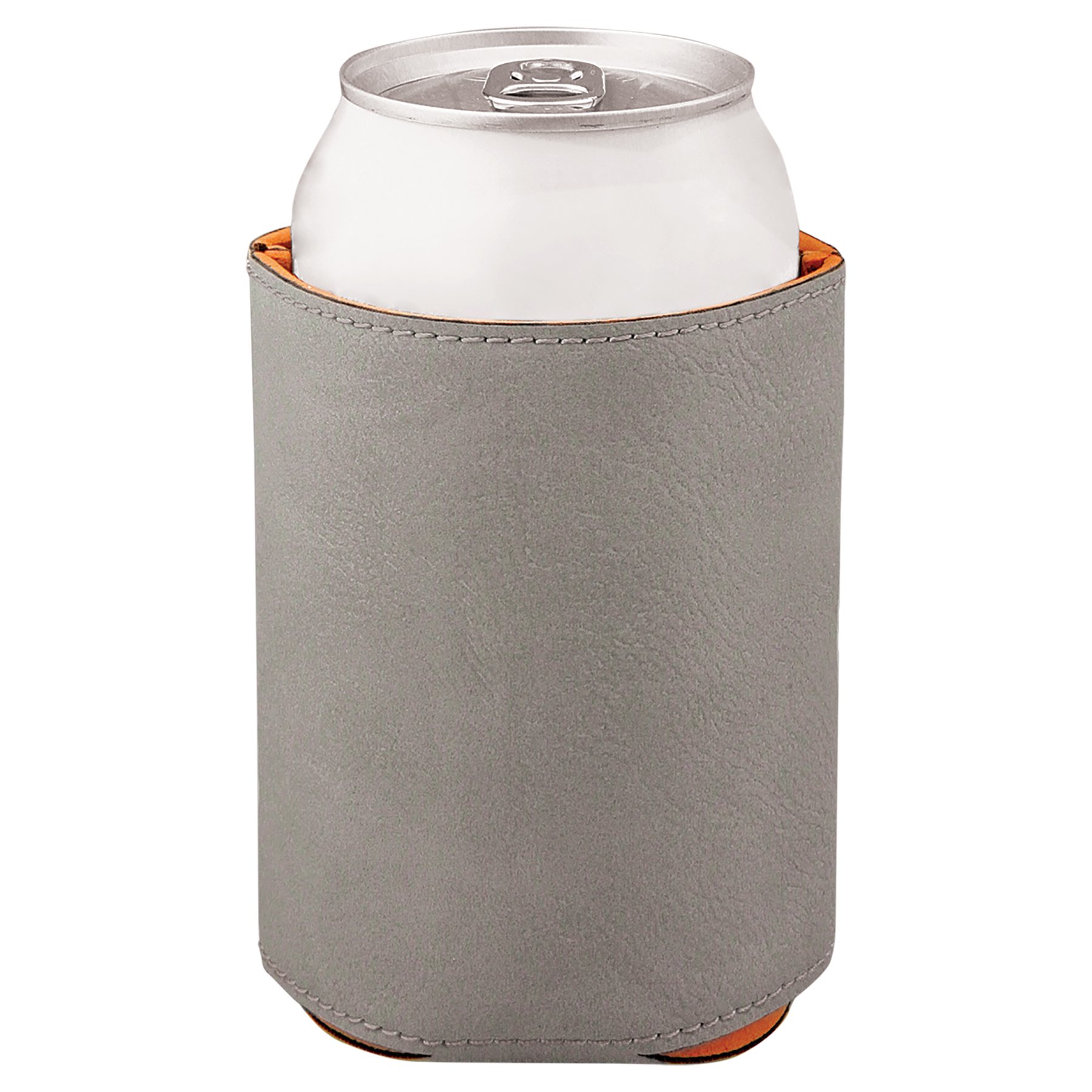 Gray Leatherette Beverage Holder blank-preview