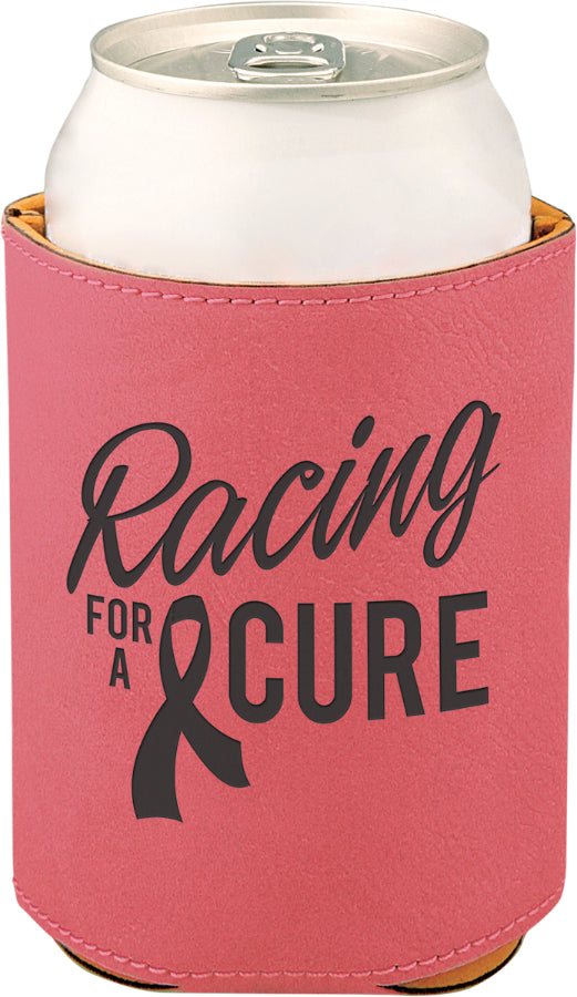 Pink Leatherette Beverage Holder