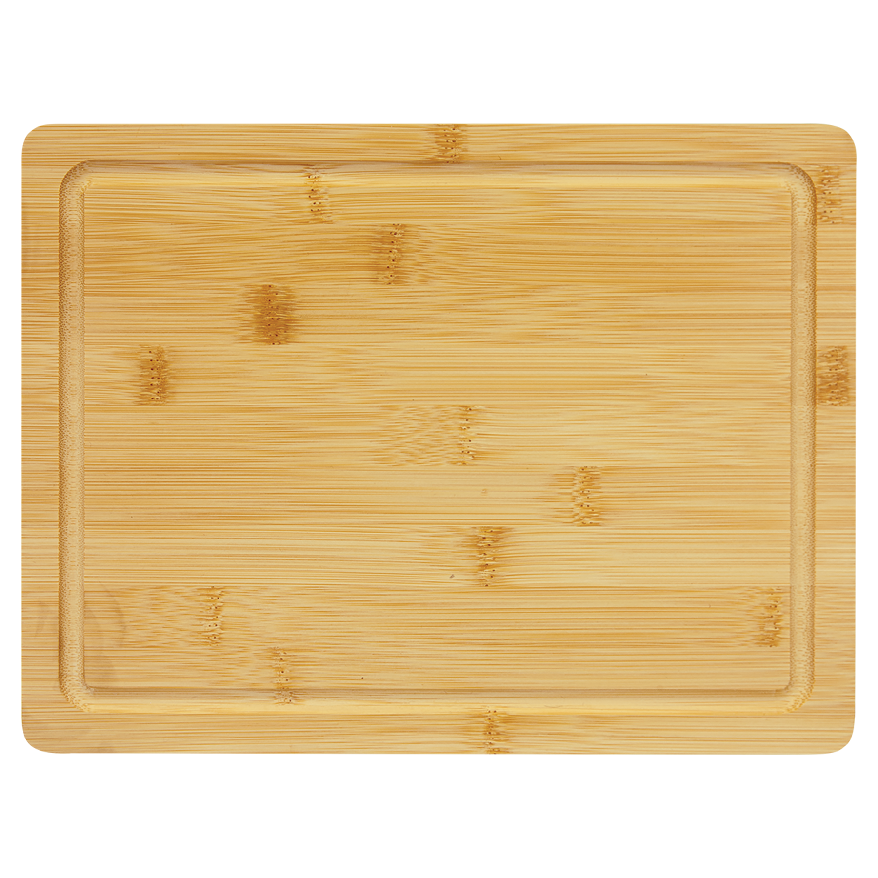 Bamboo Cutting Board with Drip Ring blank-preview