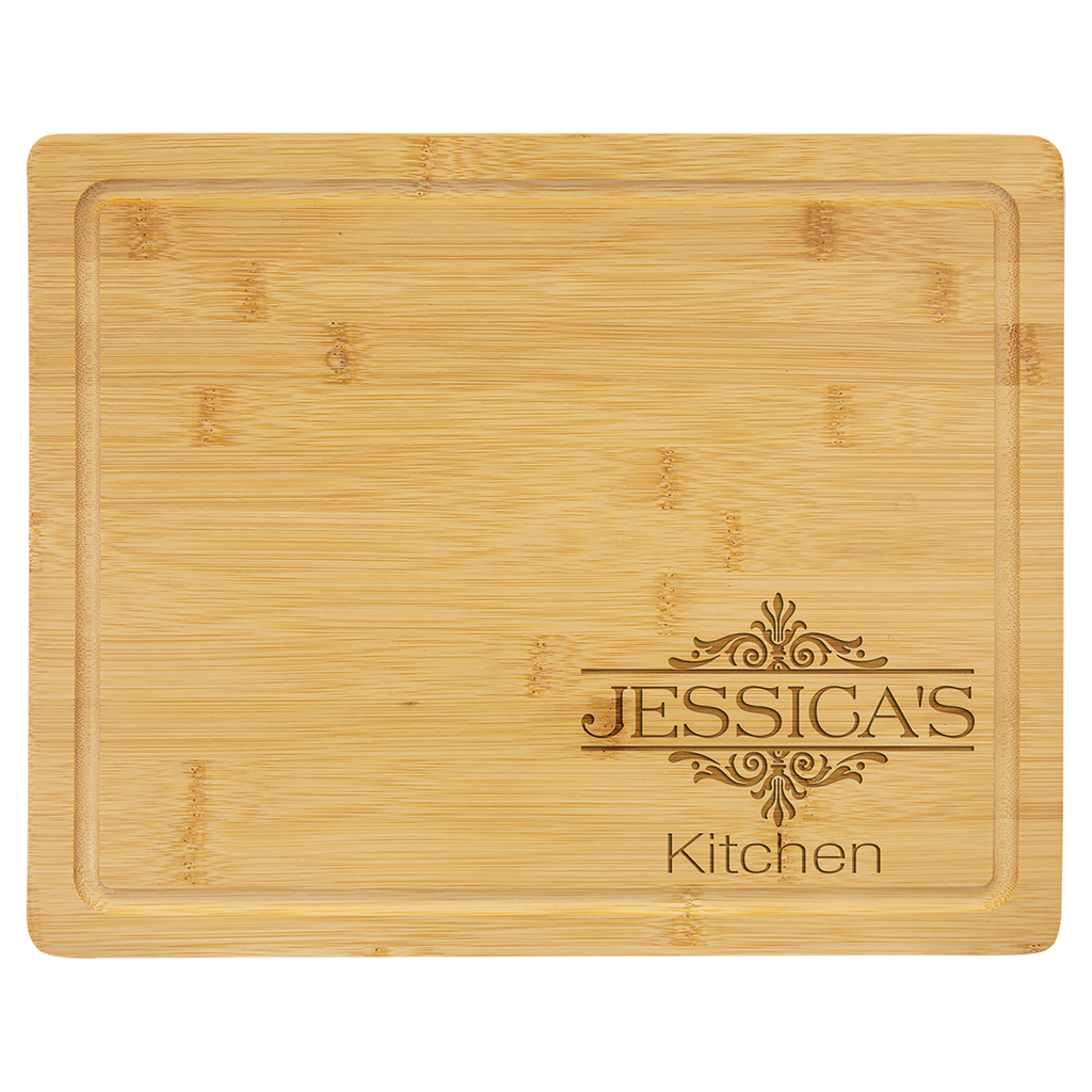 Bamboo Cutting Board with Drip Ring