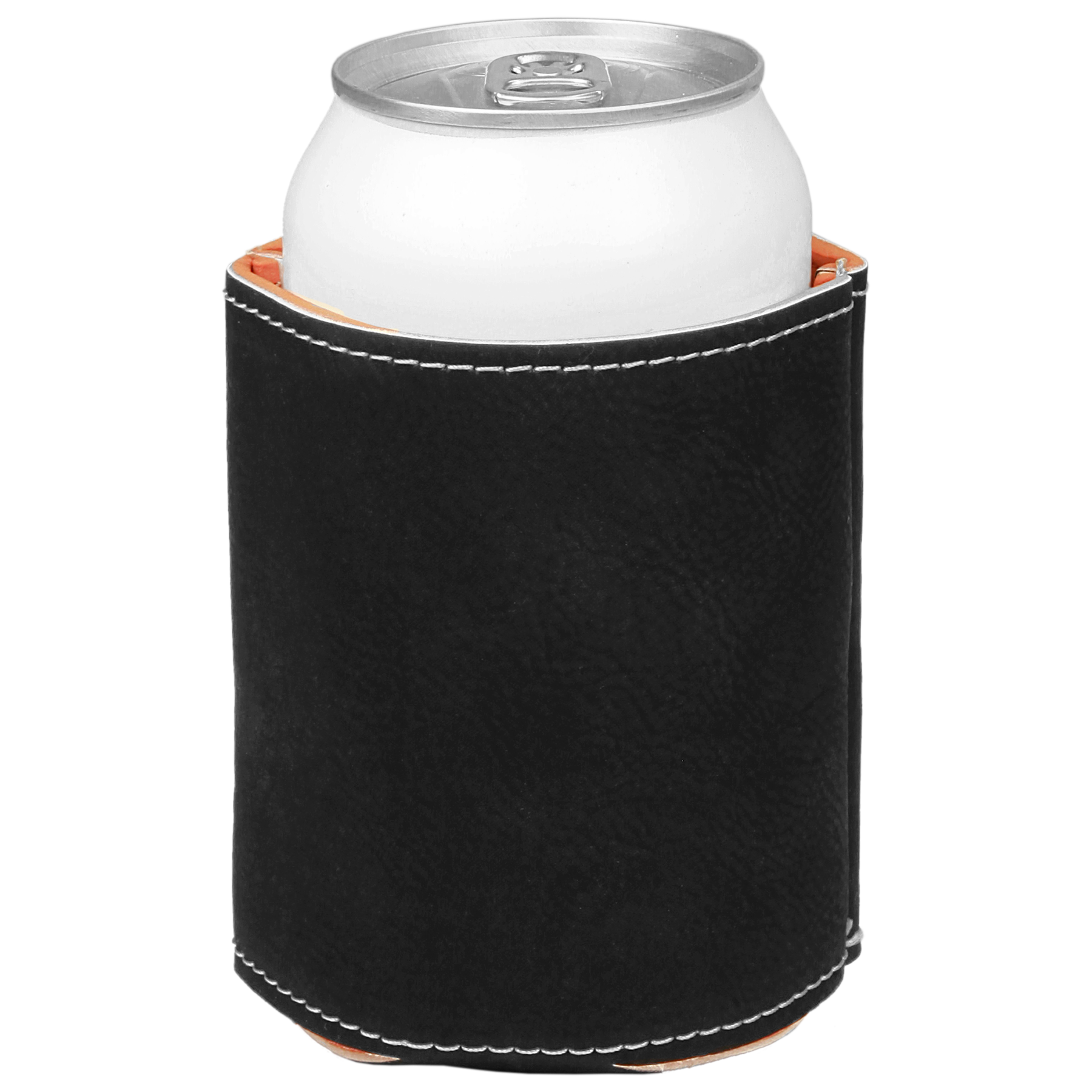 Black/Silver Leatherette Beverage Holder blank-preview