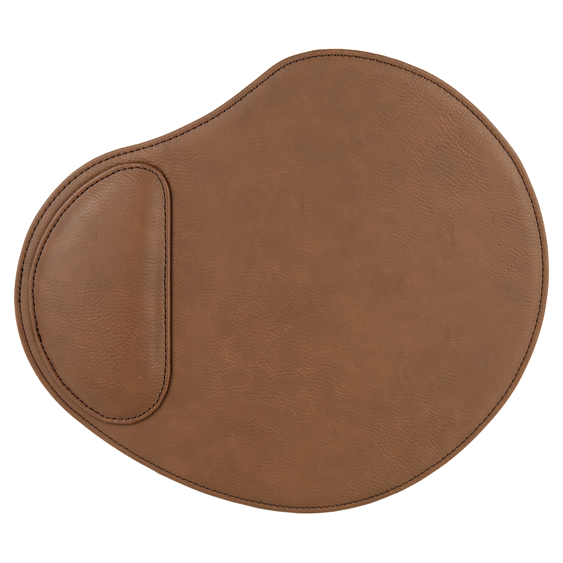Dark Brown Leatherette Mouse Pad blank-preview