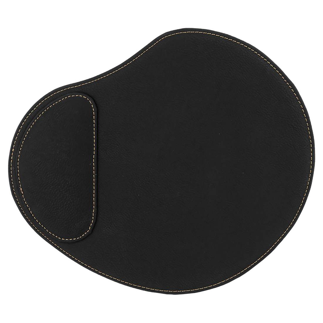 Leatherette Mouse Pad – Black (Gold) preview