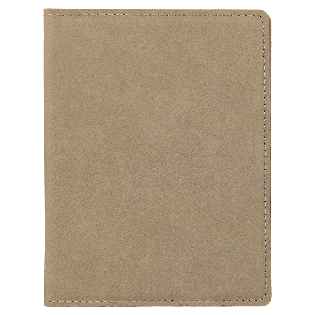Leatherette Passport Holder – Light Brown preview