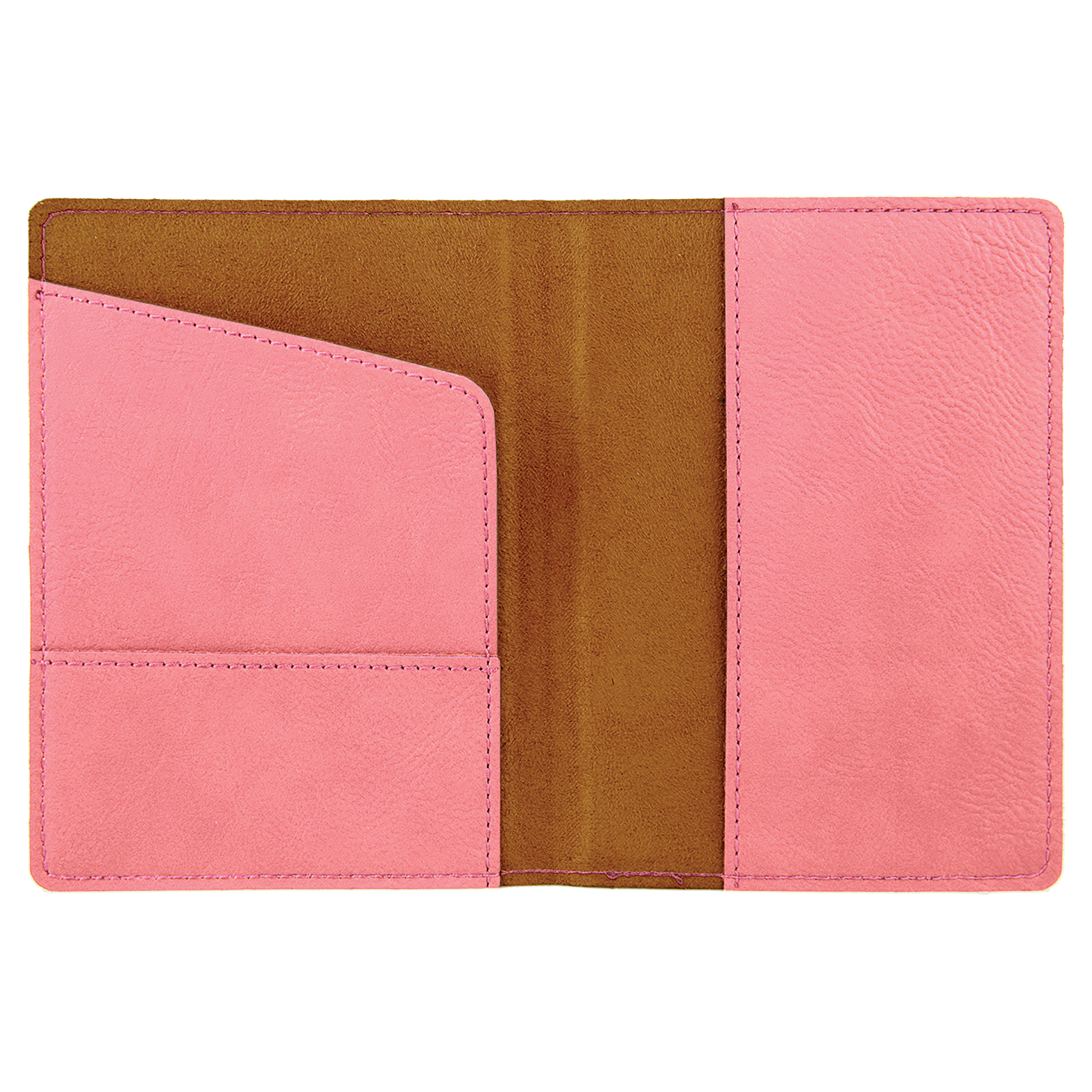 Pink Leatherette Passport Holder