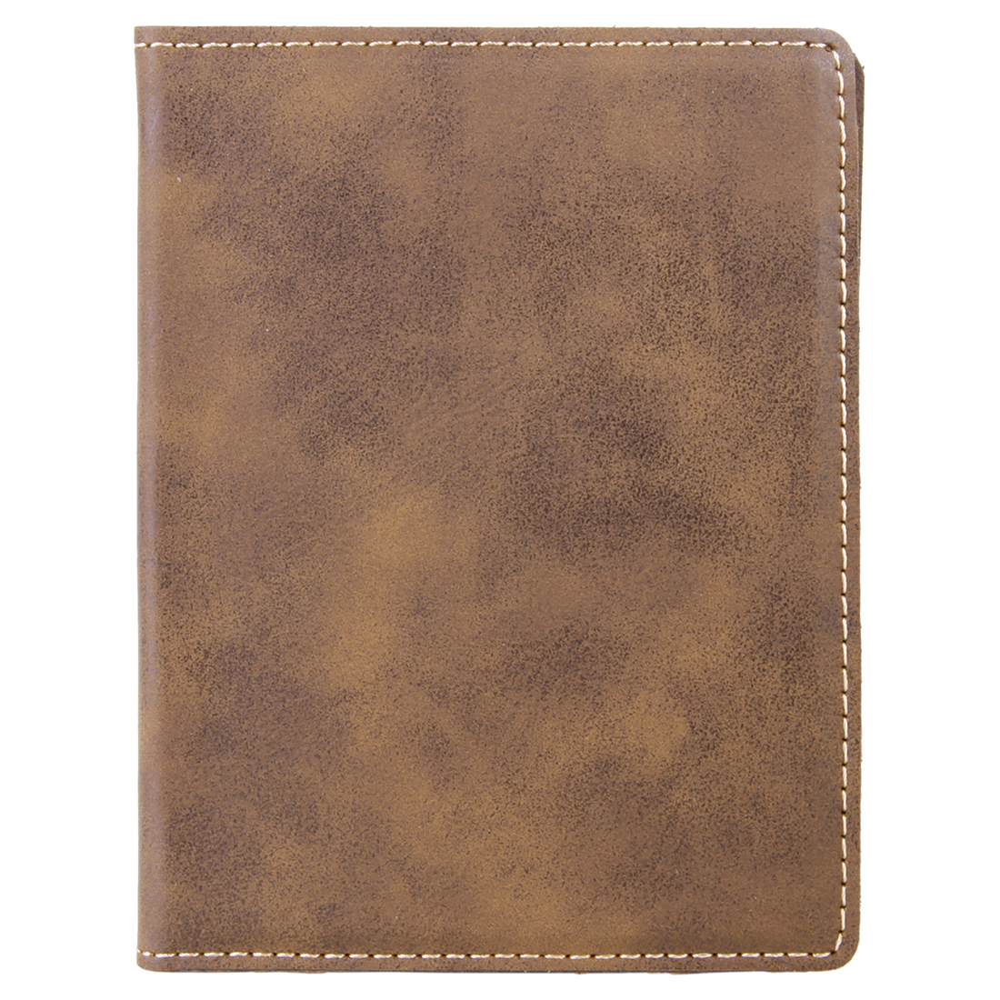 Leatherette Passport Holder – Rustic (Gold) preview