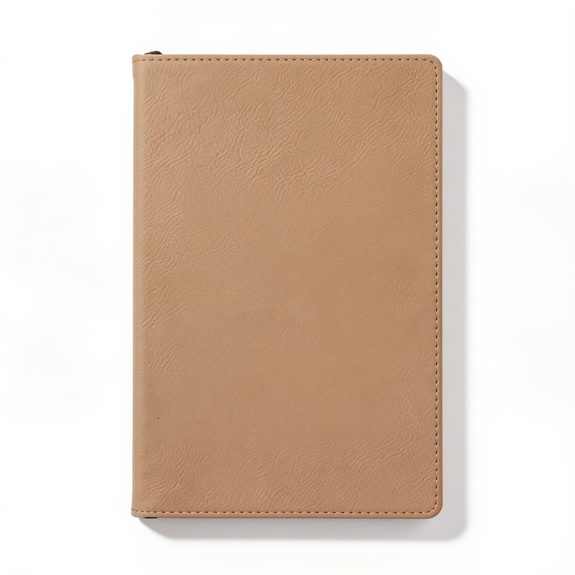 Light Brown Leatherette Journal blank-preview-flat
