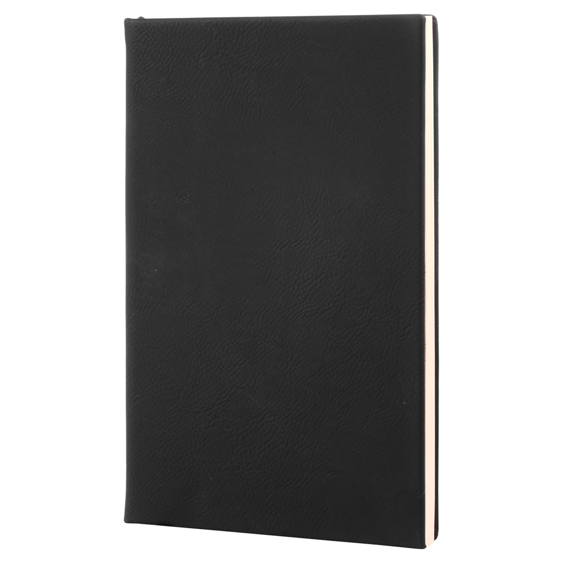 Black/Gold Leatherette Journal blank-preview