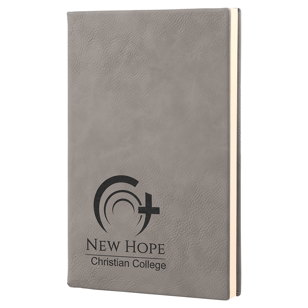 Gray Leatherette Journal