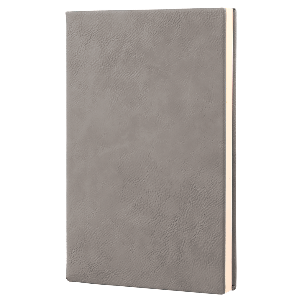 Gray Leatherette Journal blank-preview