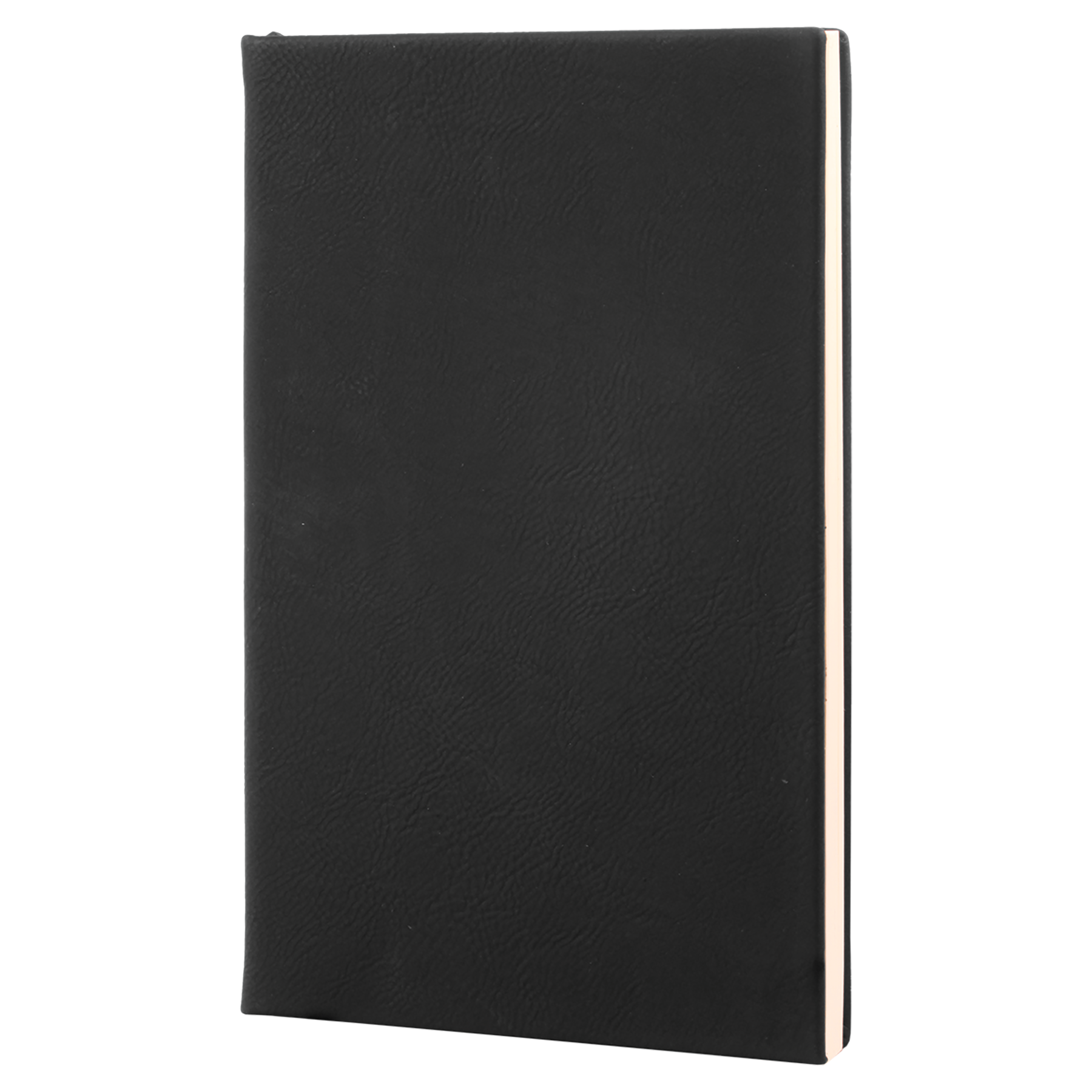 Black/Silver Leatherette Journal blank-preview