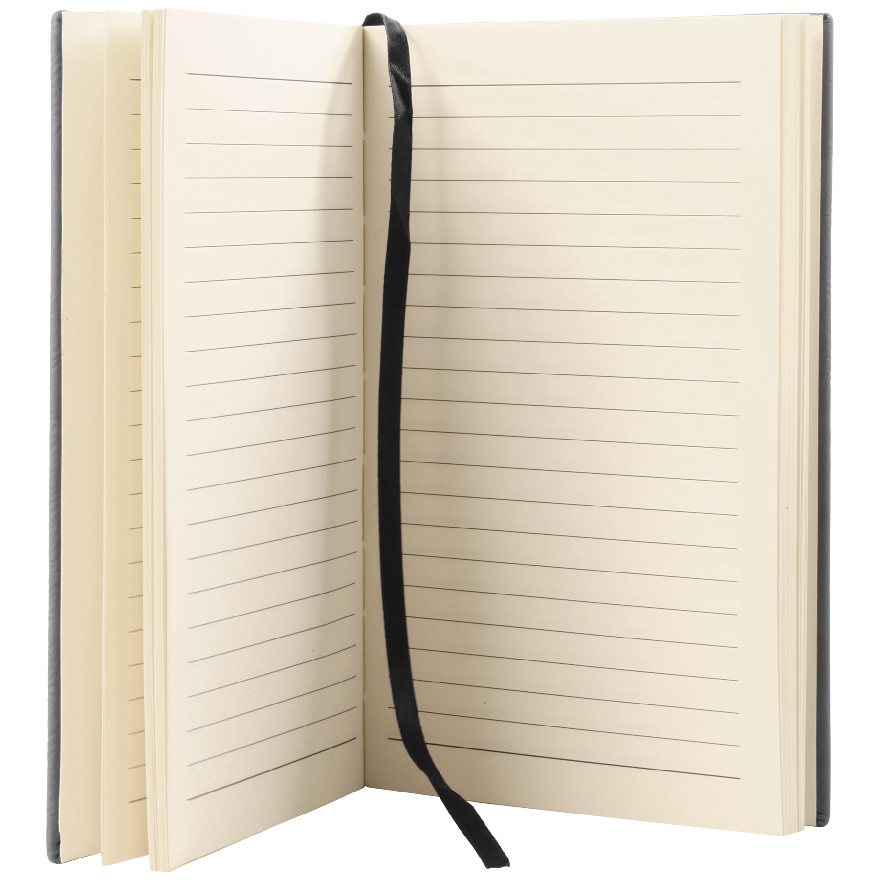 Black/Silver Leatherette Journal