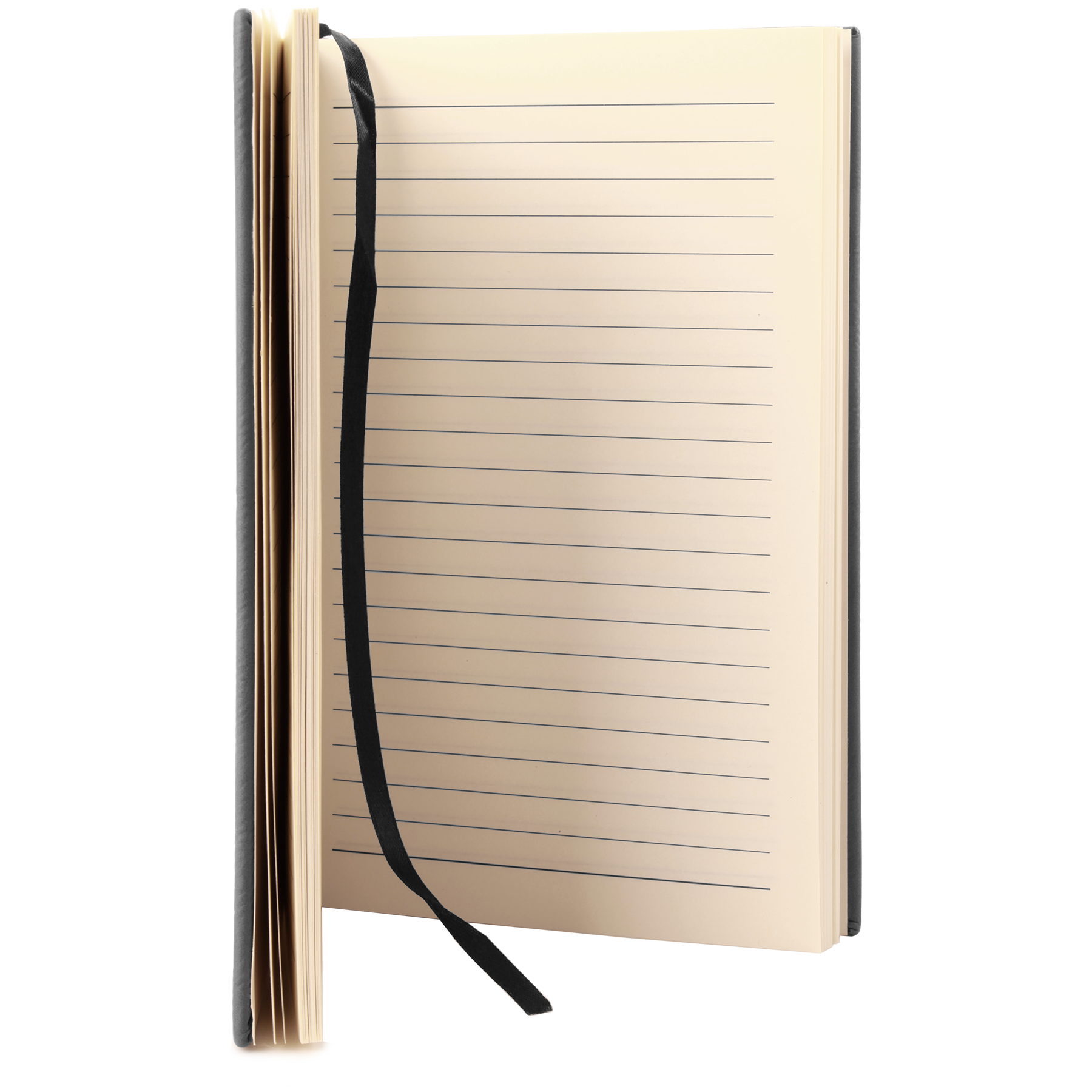 Black/Silver Leatherette Journal