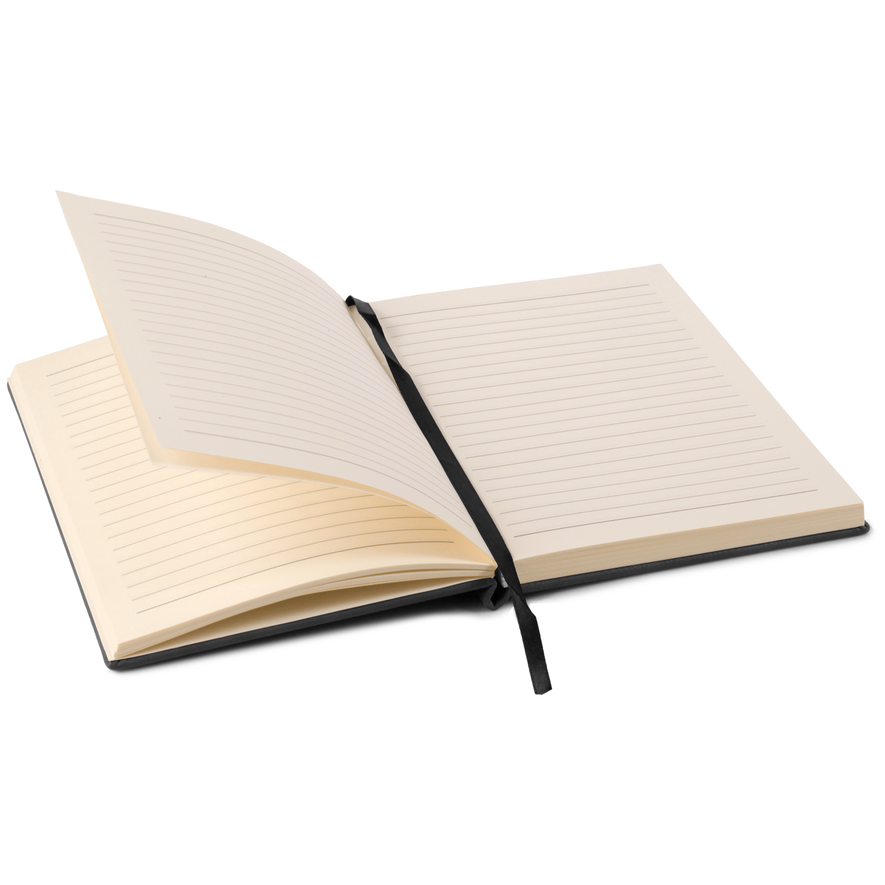 Black/Silver Leatherette Journal