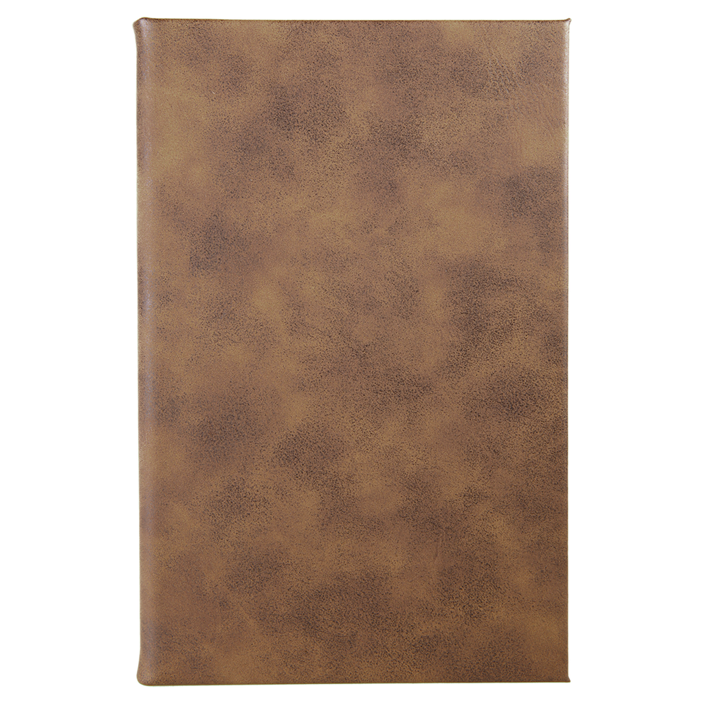 Rustic/Gold Leatherette Journal