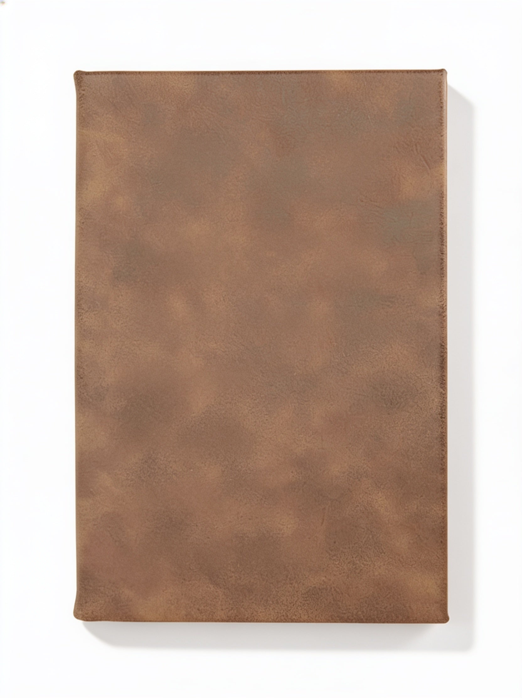 Rustic/Gold Leatherette Journal blank-preview-flat