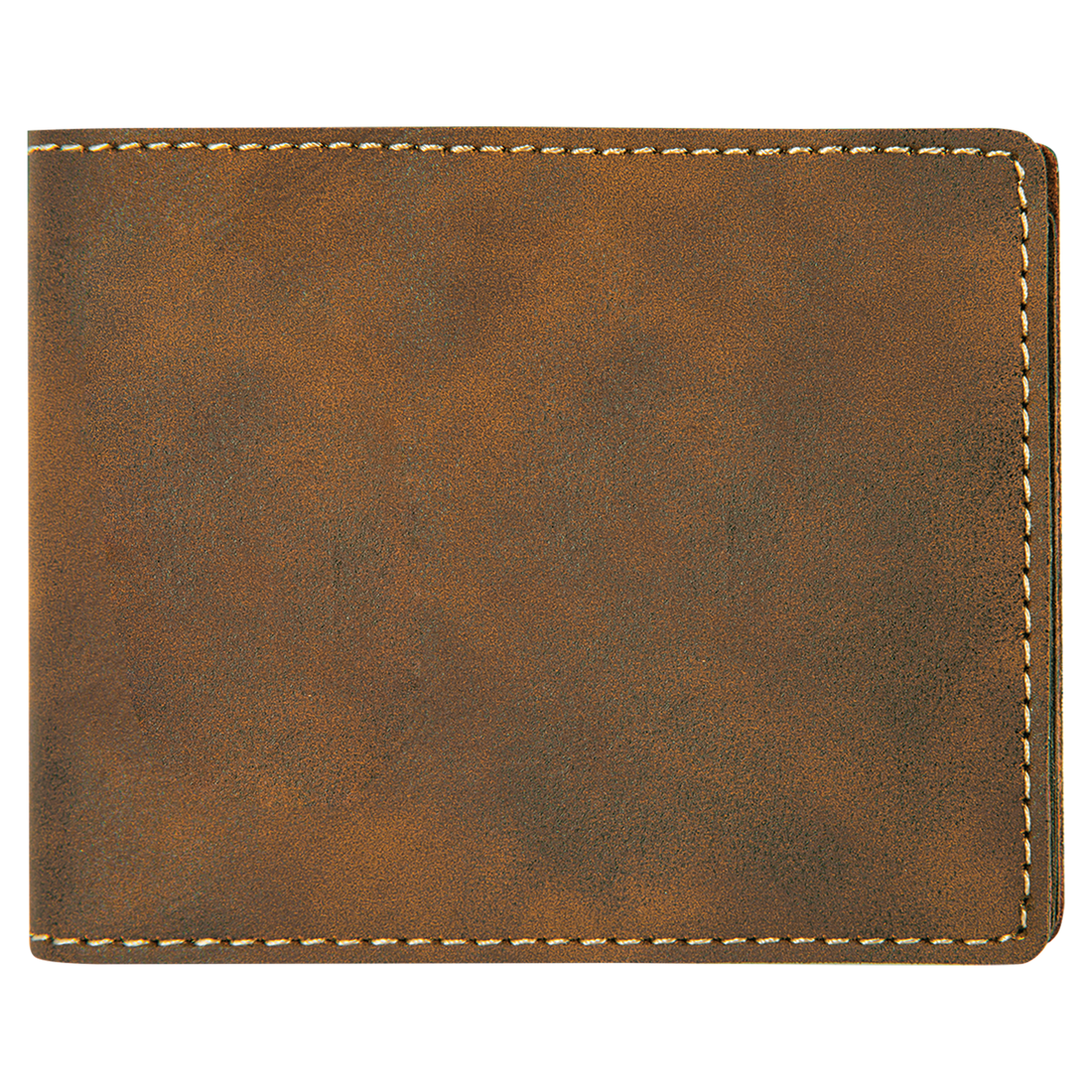 Rustic/Gold Leatherette Bifold Wallet preview
