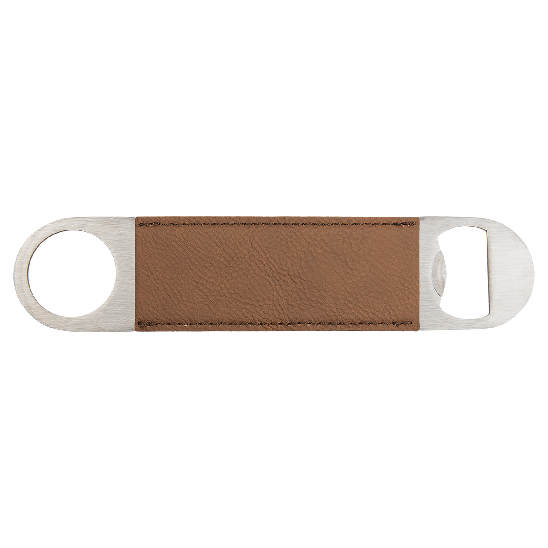 Dark Brown Leatherette Bottle Opener blank-preview