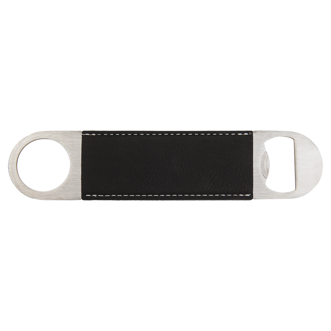 Black/Silver Leatherette Bottle Opener preview