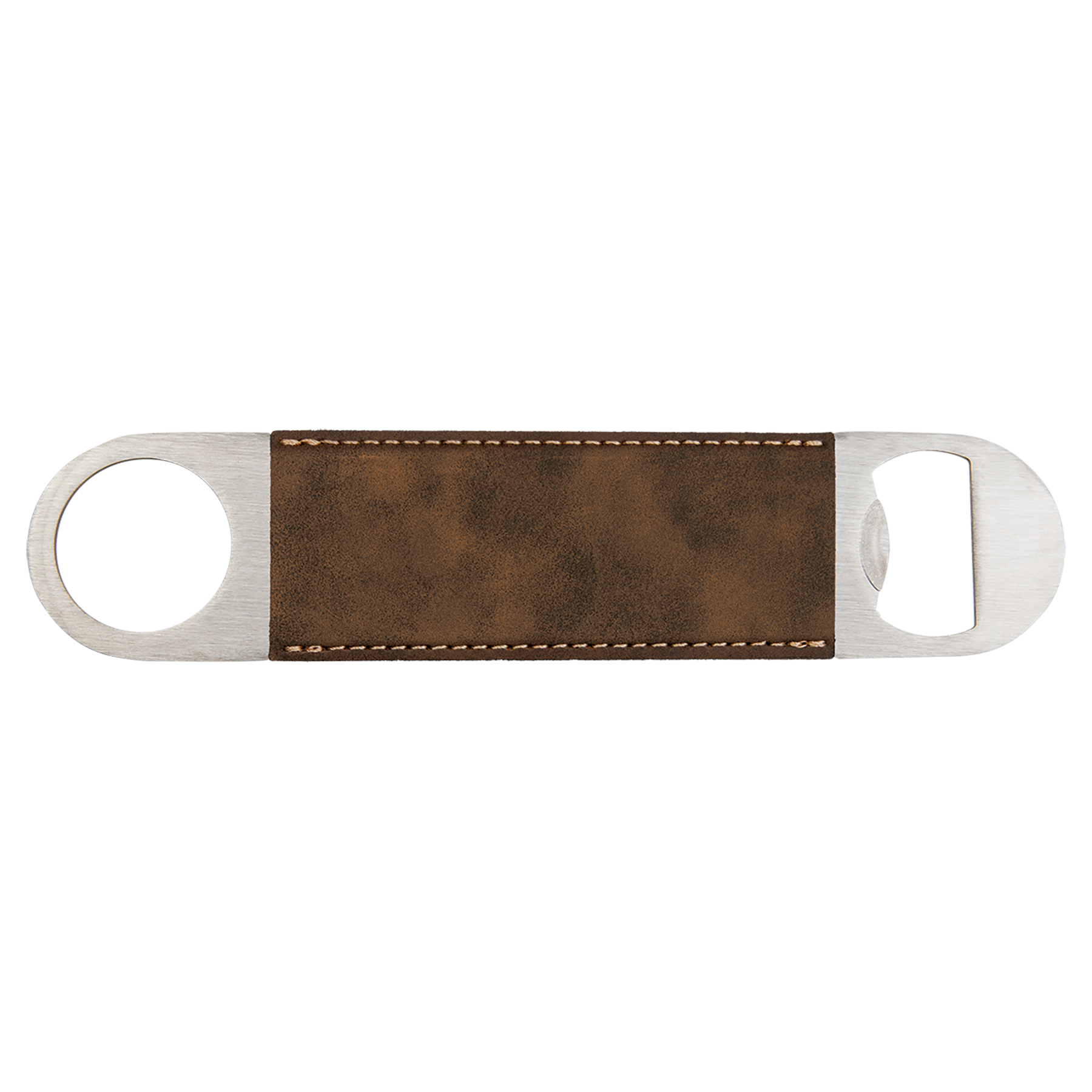 Rustic/Gold Leatherette Bottle Opener blank-preview