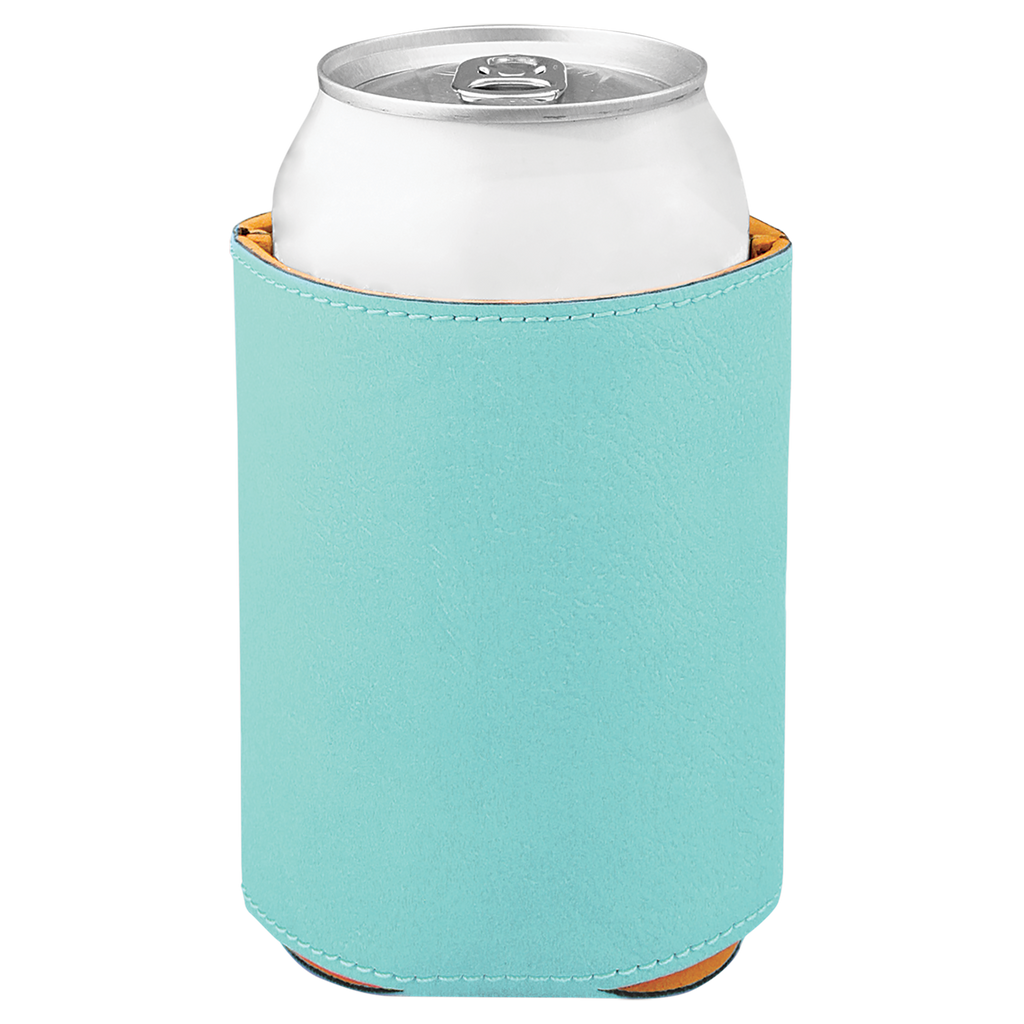 Teal Leatherette Beverage Holder blank-preview