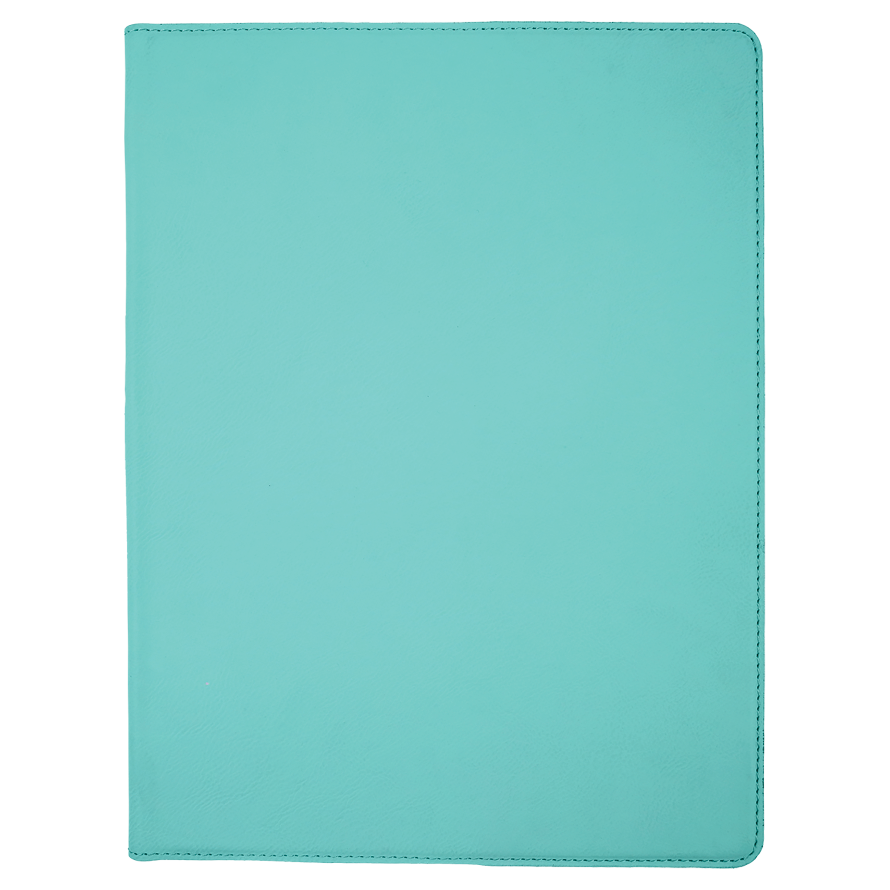 Teal Leatherette Portfolio with Notepad