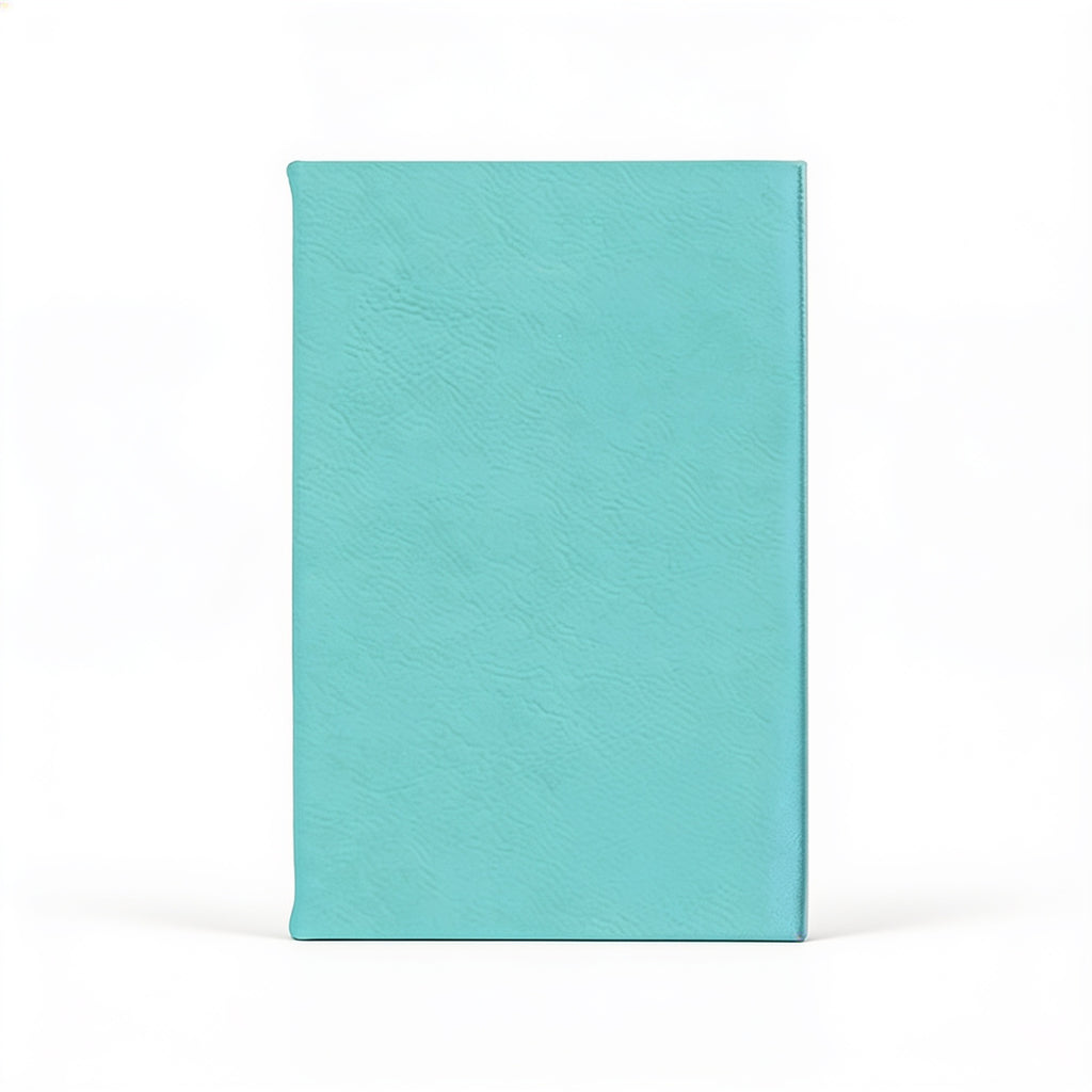 Teal Leatherette Journal blank-preview-flat