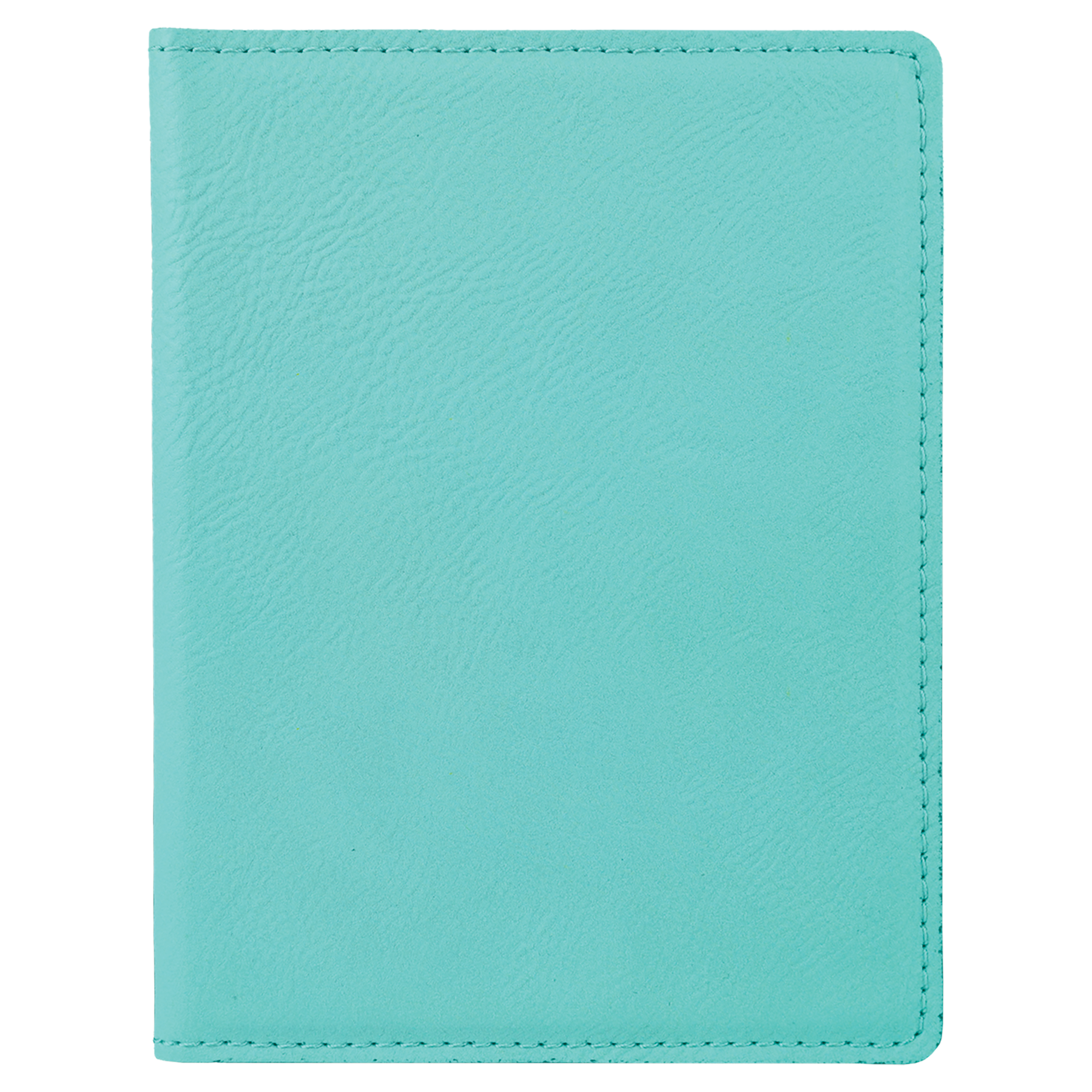 Teal Leatherette Passport Holder blank-preview