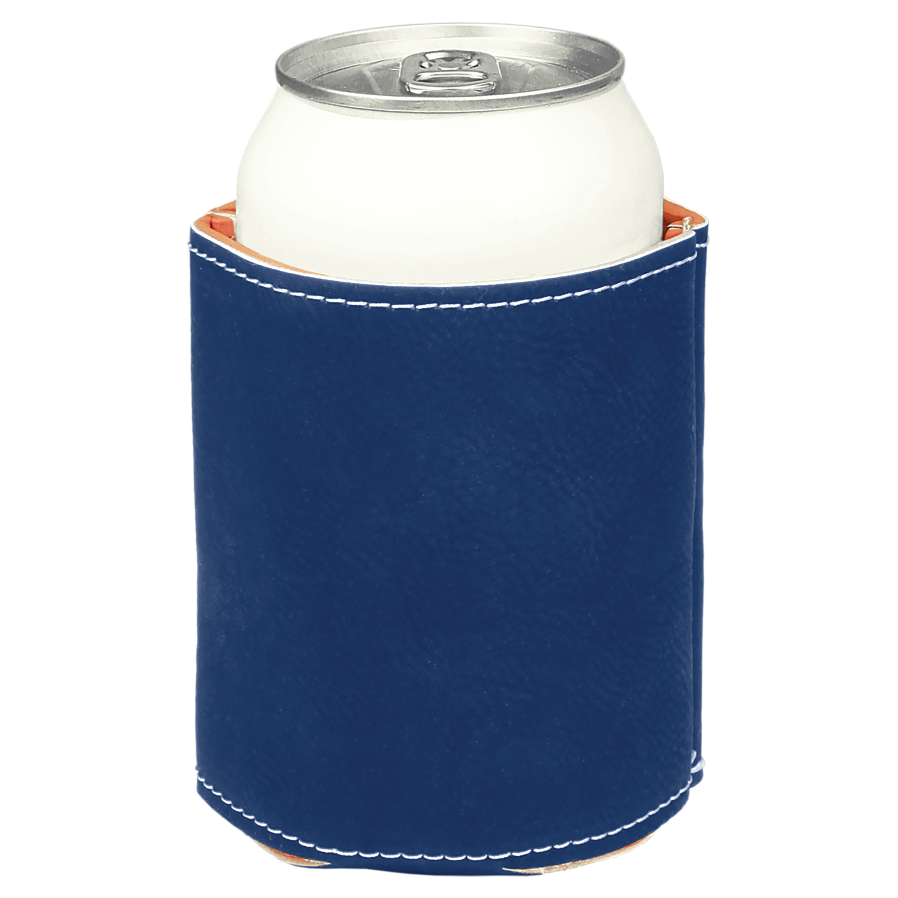 Blue/Silver Leatherette Beverage Holder blank-preview