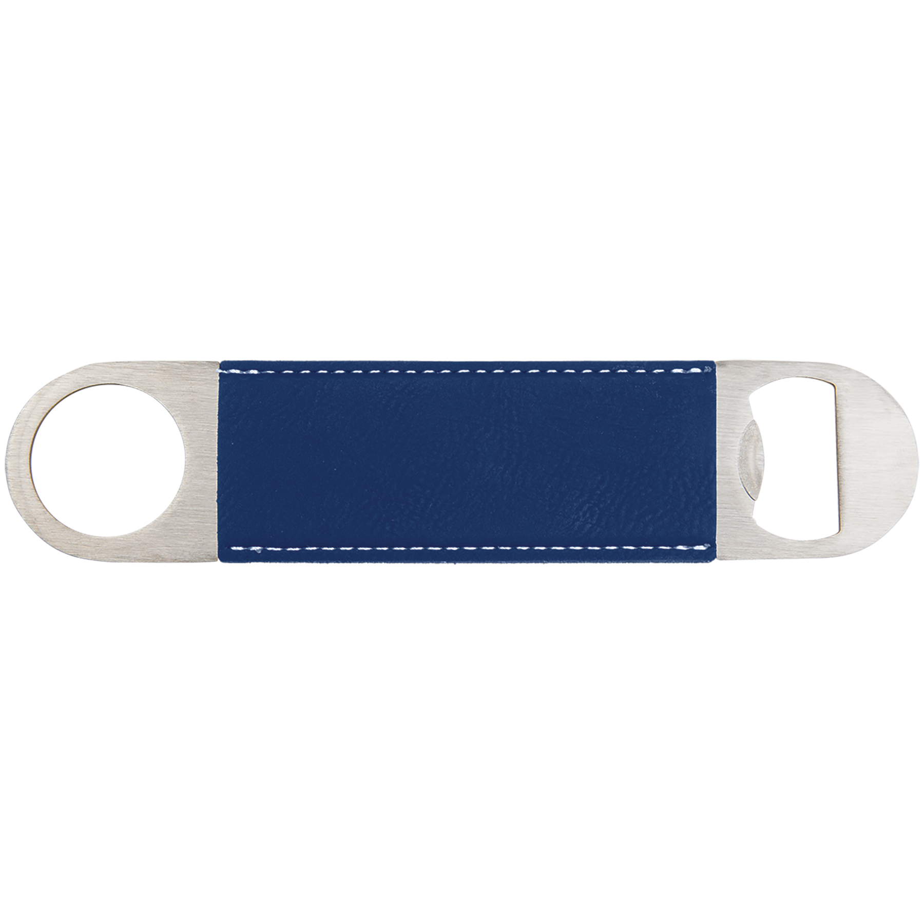 Blue/Silver Leatherette Bottle Opener blank-preview