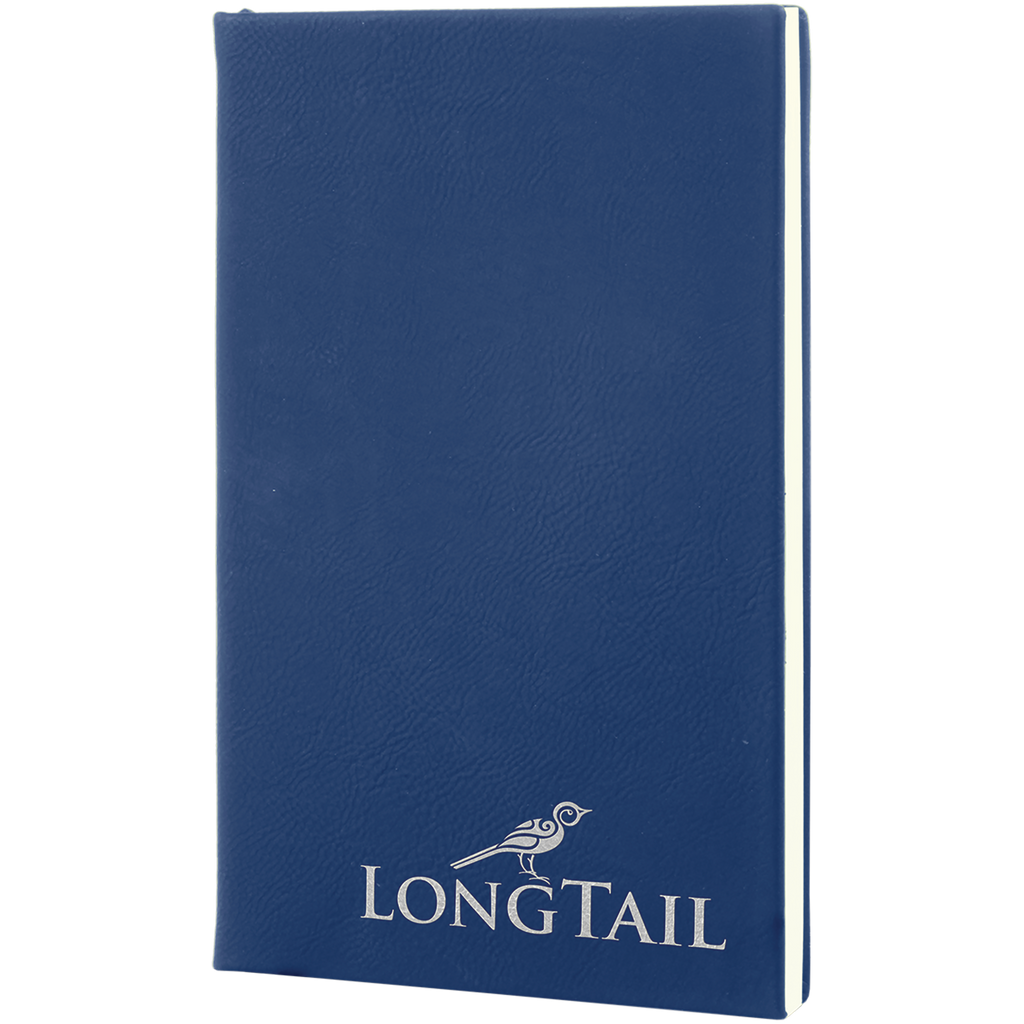 Blue/Silver Leatherette Journal