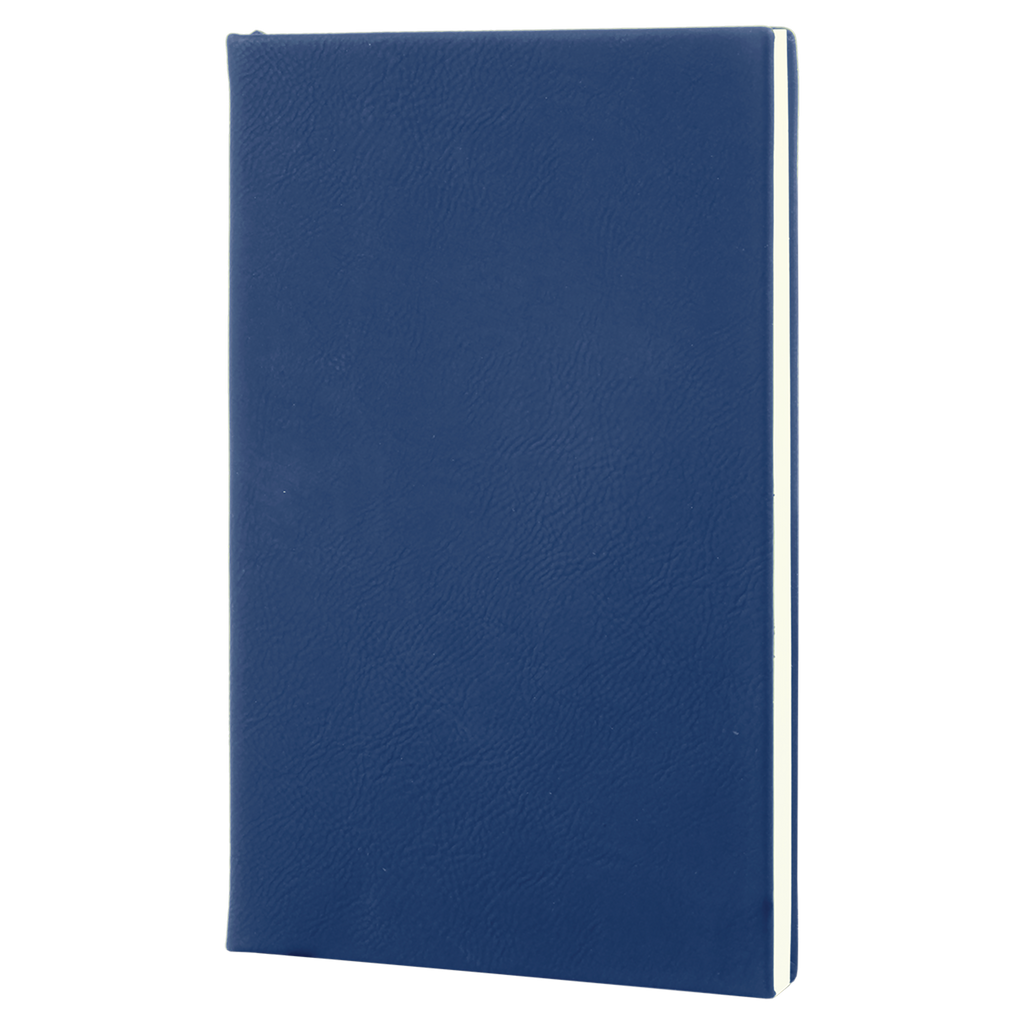 Blue/Silver Leatherette Journal blank-preview