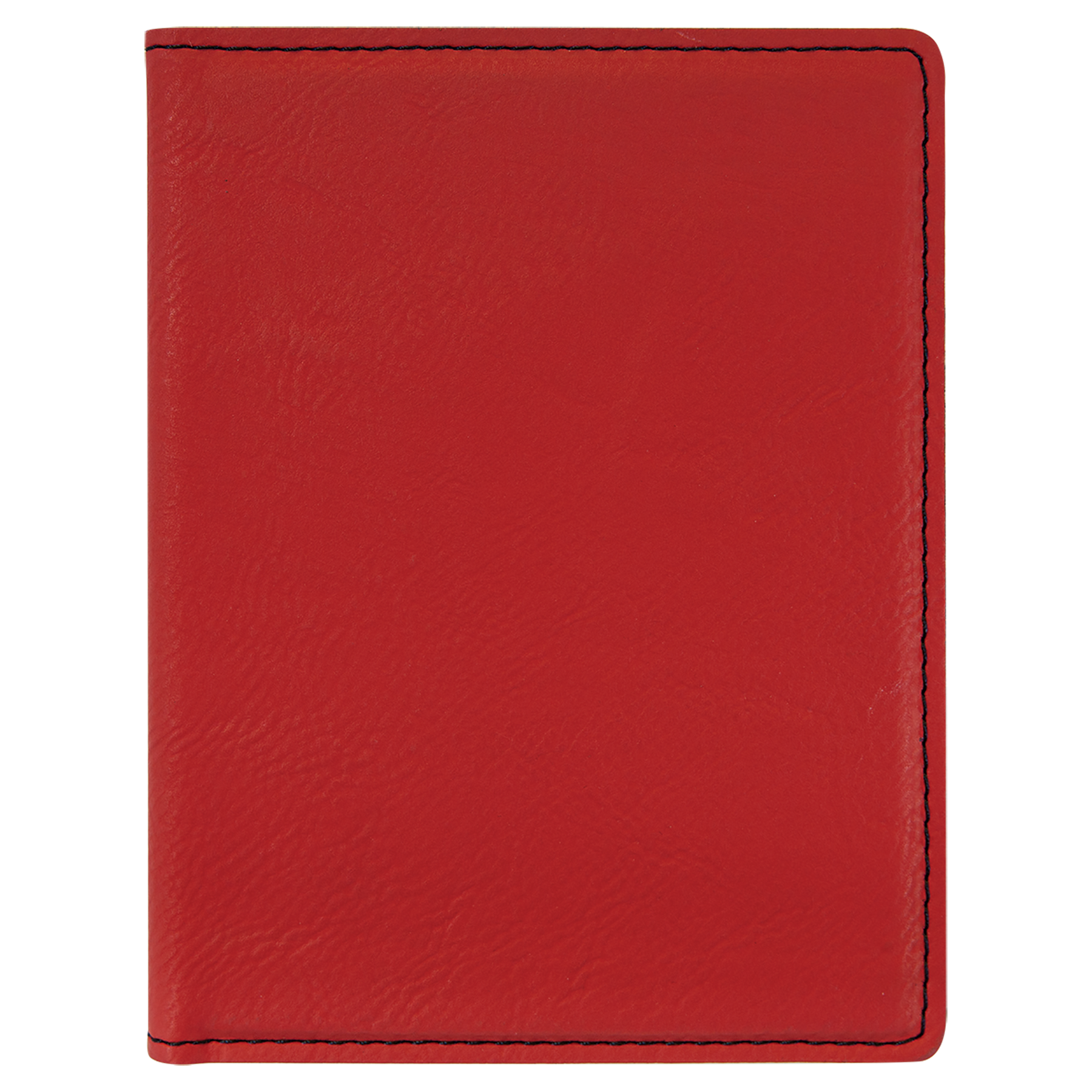 Red Leatherette Passport Holder blank-preview