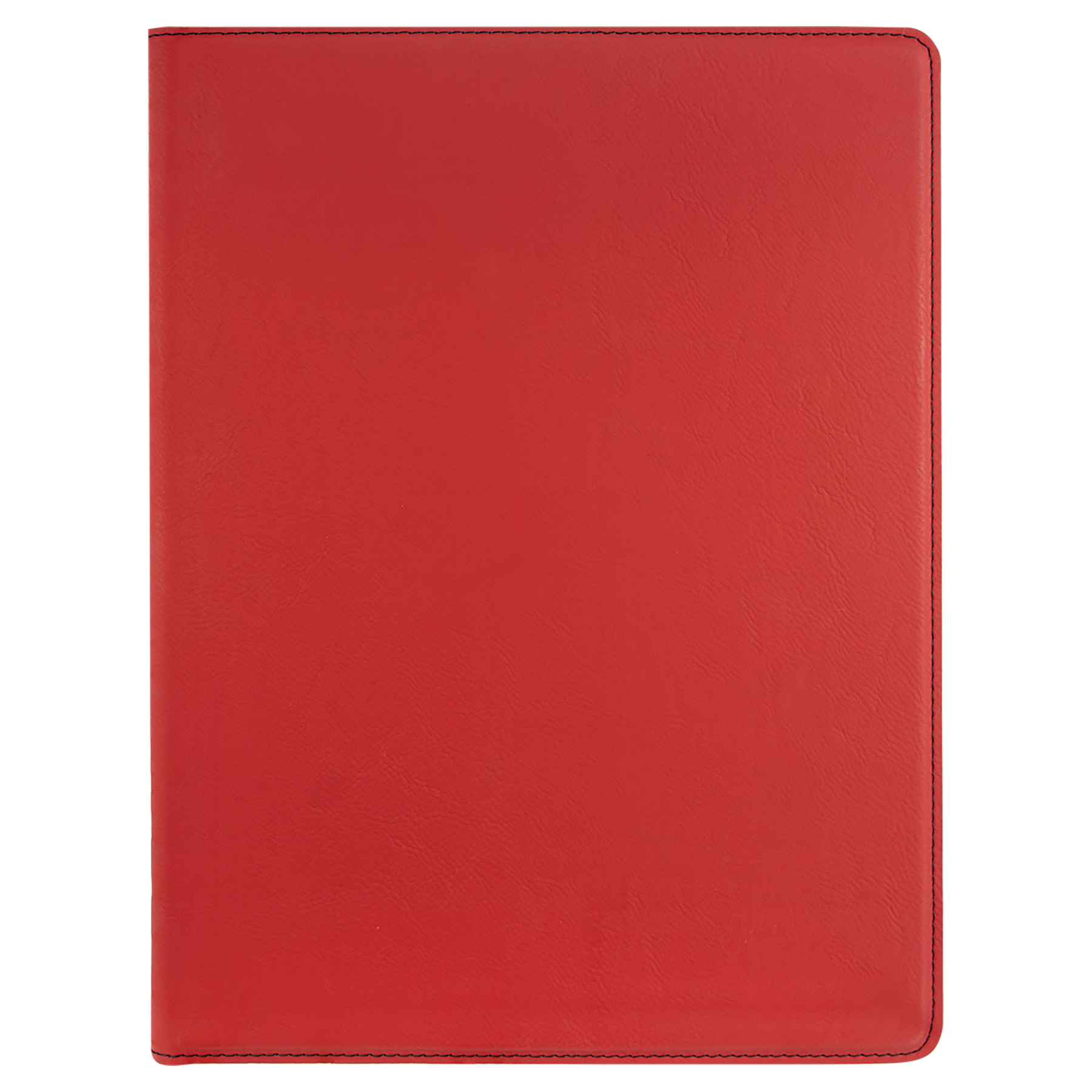Red Leatherette Portfolio with Notepad blank-preview