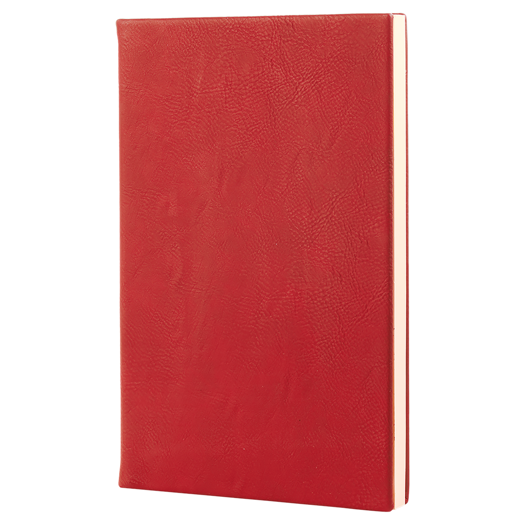 Red Leatherette Journal blank-preview