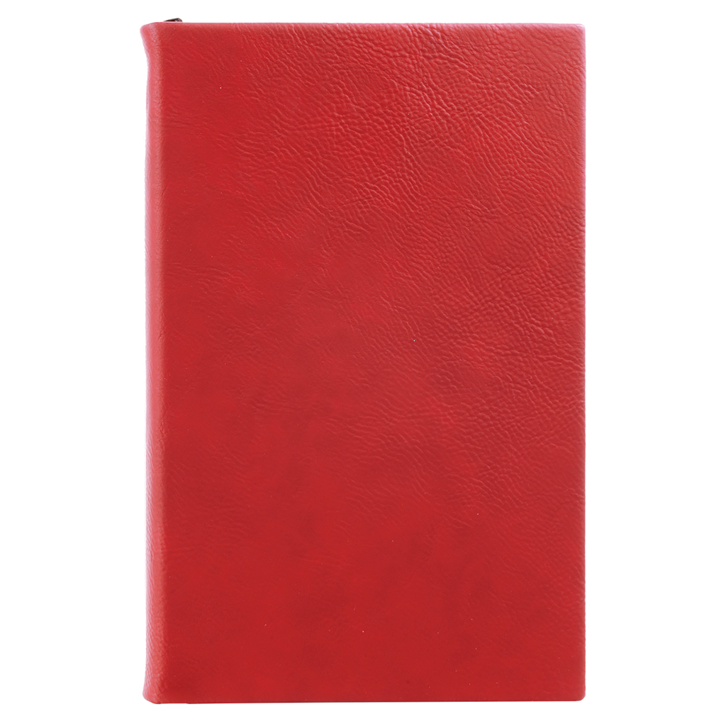 Red Leatherette Journal