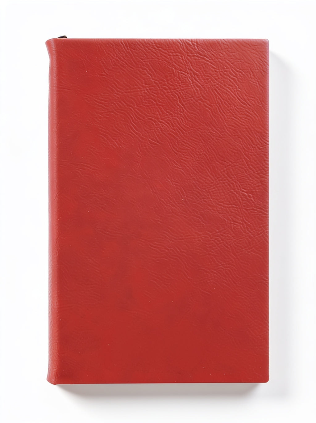 Red Leatherette Journal blank-preview-flat