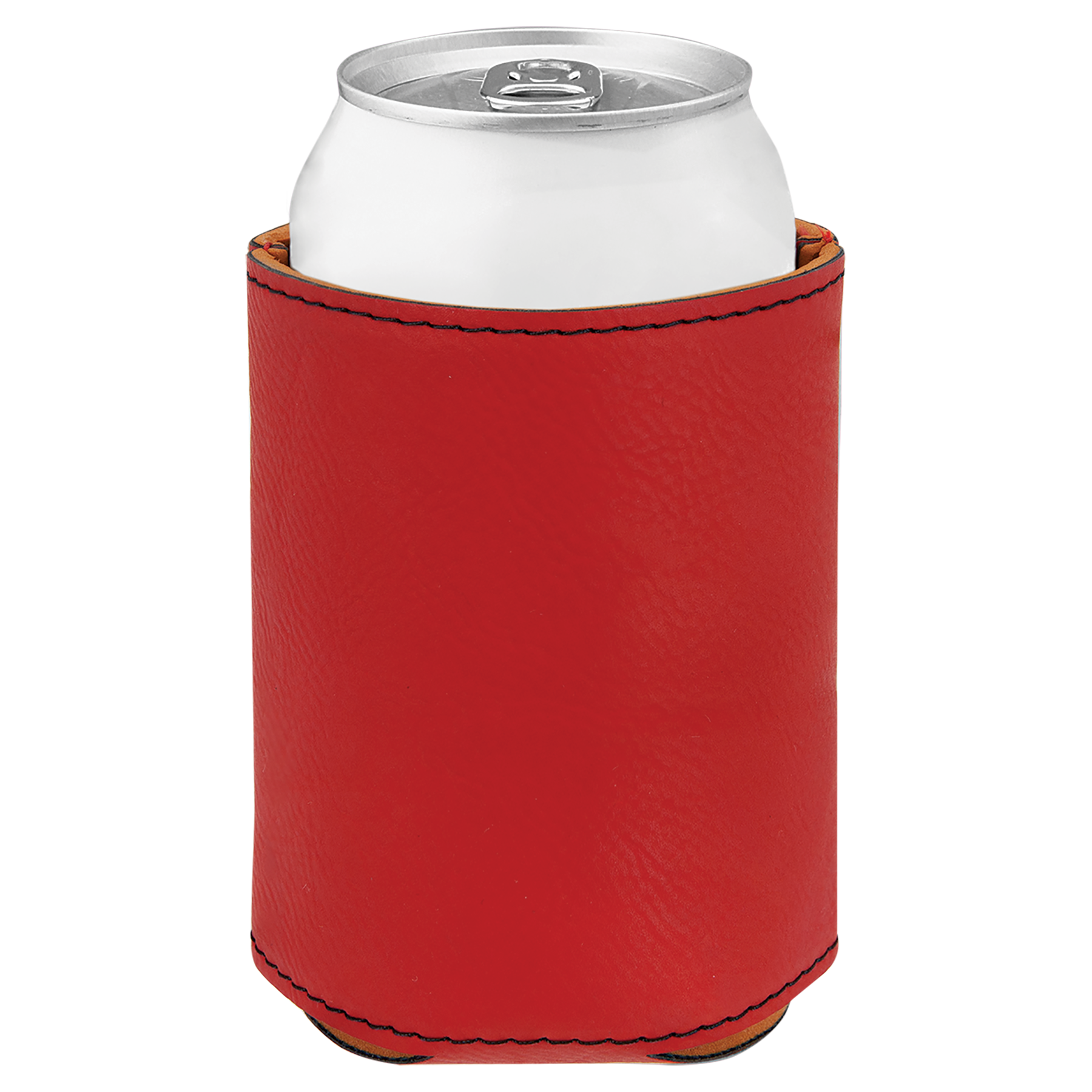 Red Leatherette Beverage Holder blank-preview